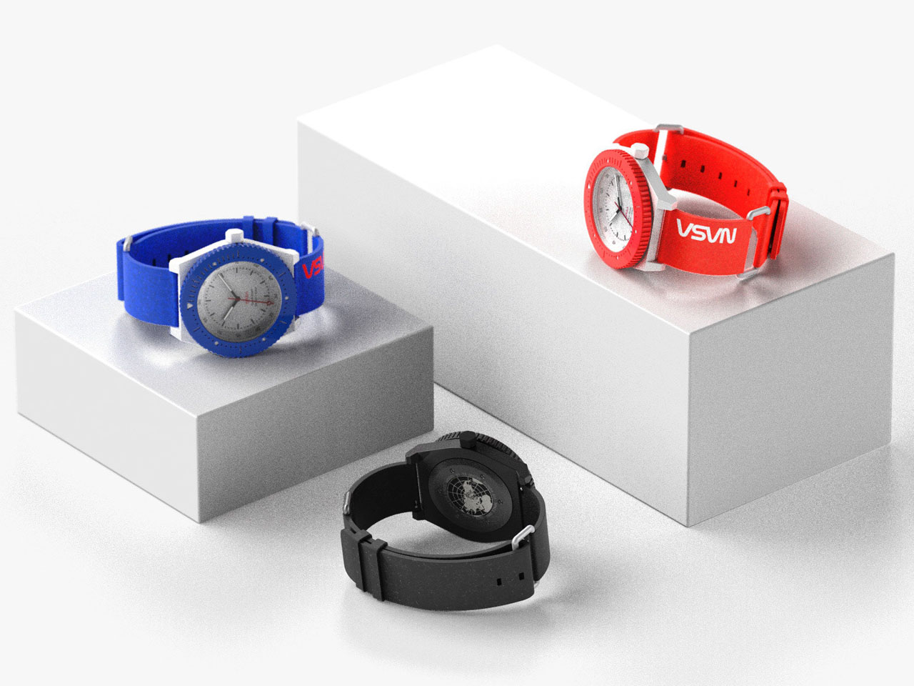 Wrist watch，nova，NASA Aesthetics，Anodic alumina，QSEODESIGN，