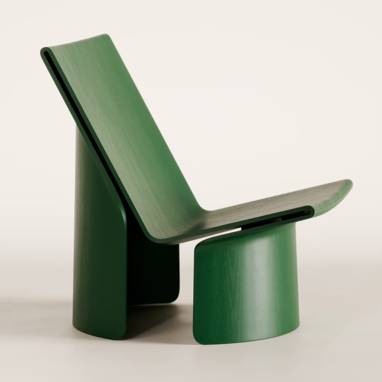 Bending Plywood，PLY Chair，Sustainable design，Plywood，CNC，