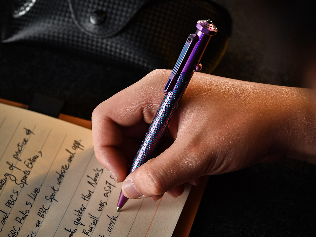 EDC Titanium Pen，Fidget Pen，CNC carved，writing tool，ceramic ball bearing，