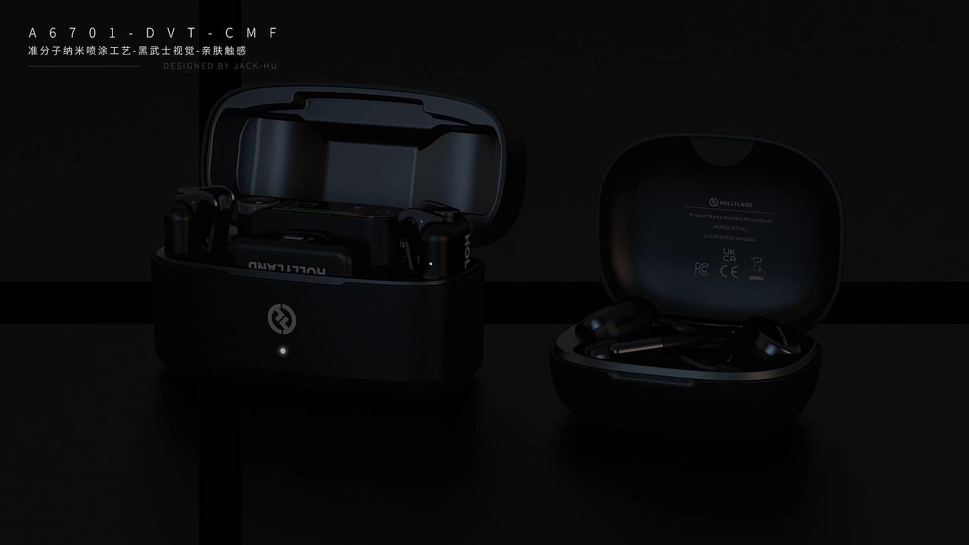 Short video, live broadcast, wireless audio, collar clip microphone，
