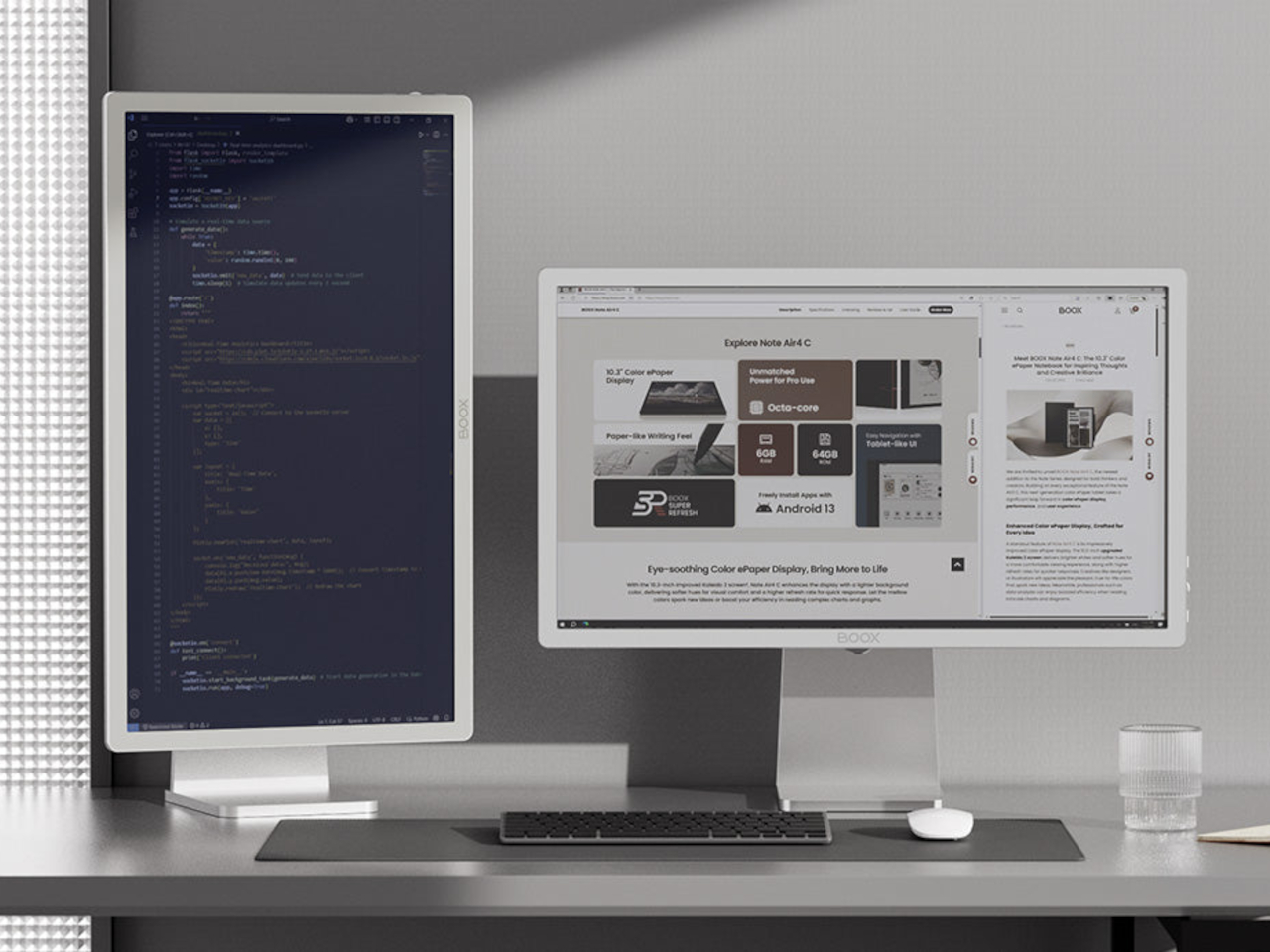 BOOX Mira Pro Color，Digital，electronic product，monitor，