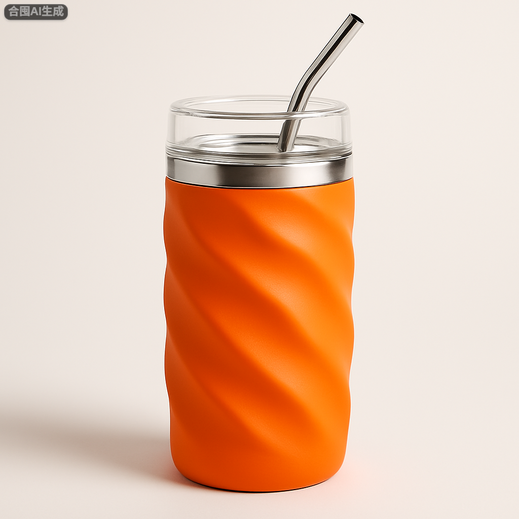 Water cup，Cup cover，Stainless steel cup，Titanium cup，Cute style，Bionics Design ，