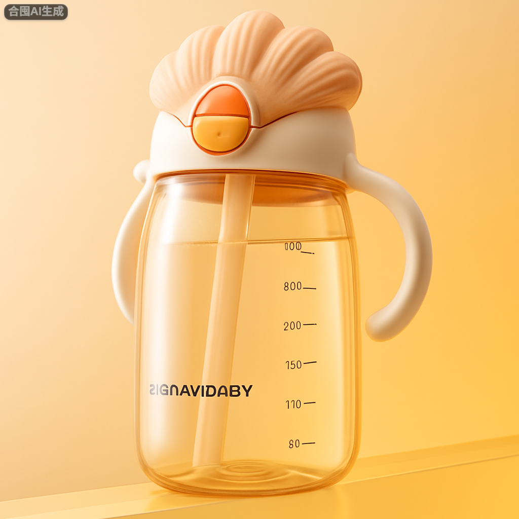 Water cup，Cup cover，Stainless steel cup，Titanium cup，Cute style，Bionics Design ，