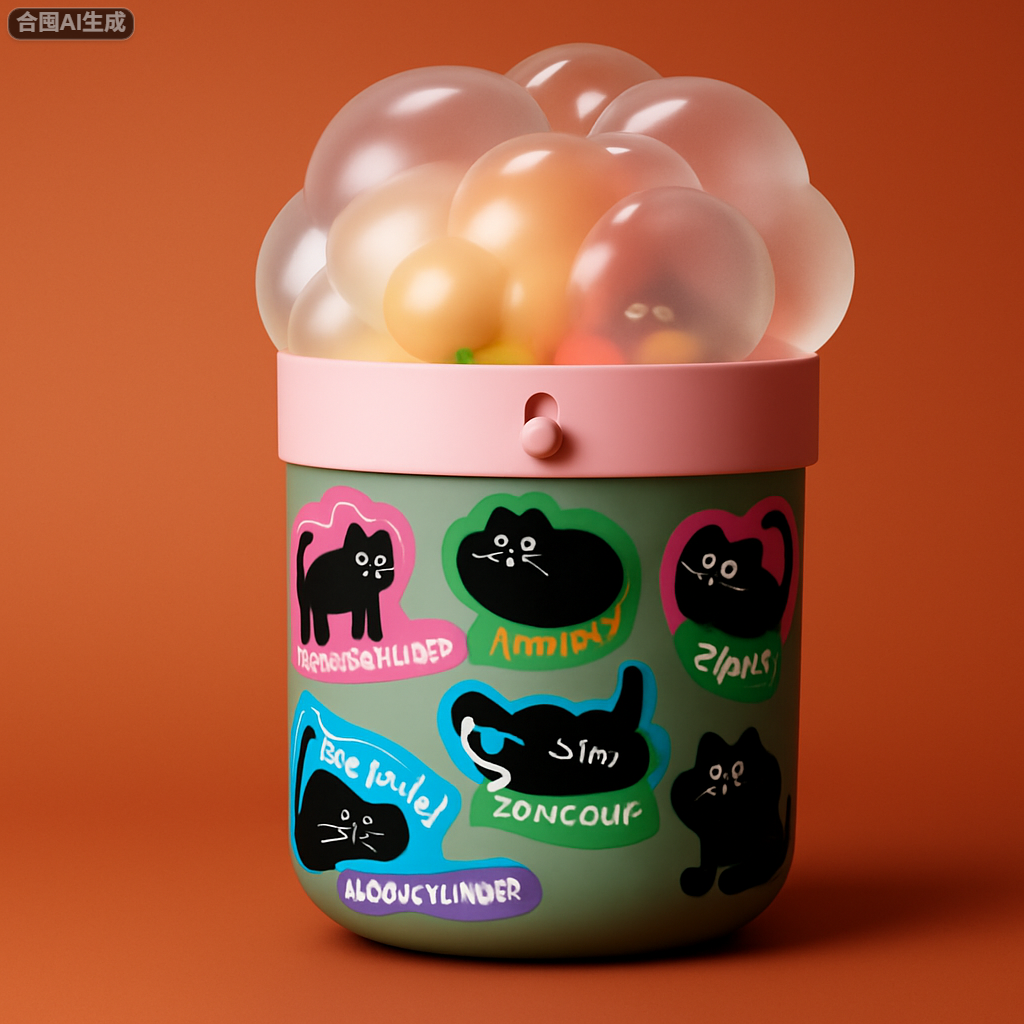 Water cup，Cup cover，Stainless steel cup，Titanium cup，Cute style，Bionics Design ，