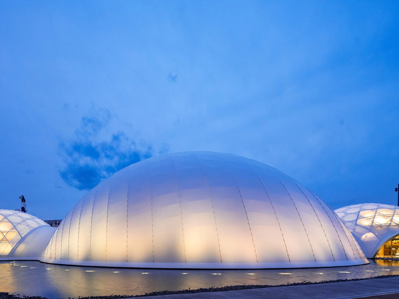 Blue Ocean Dome，exhibition hall，Architecture，environmental design，