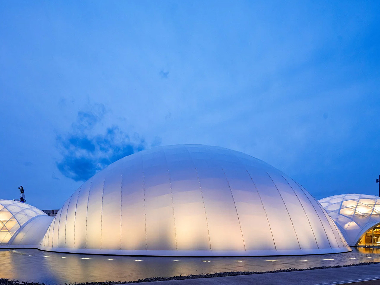 Blue Ocean Dome，exhibition hall，Architecture，environmental design，