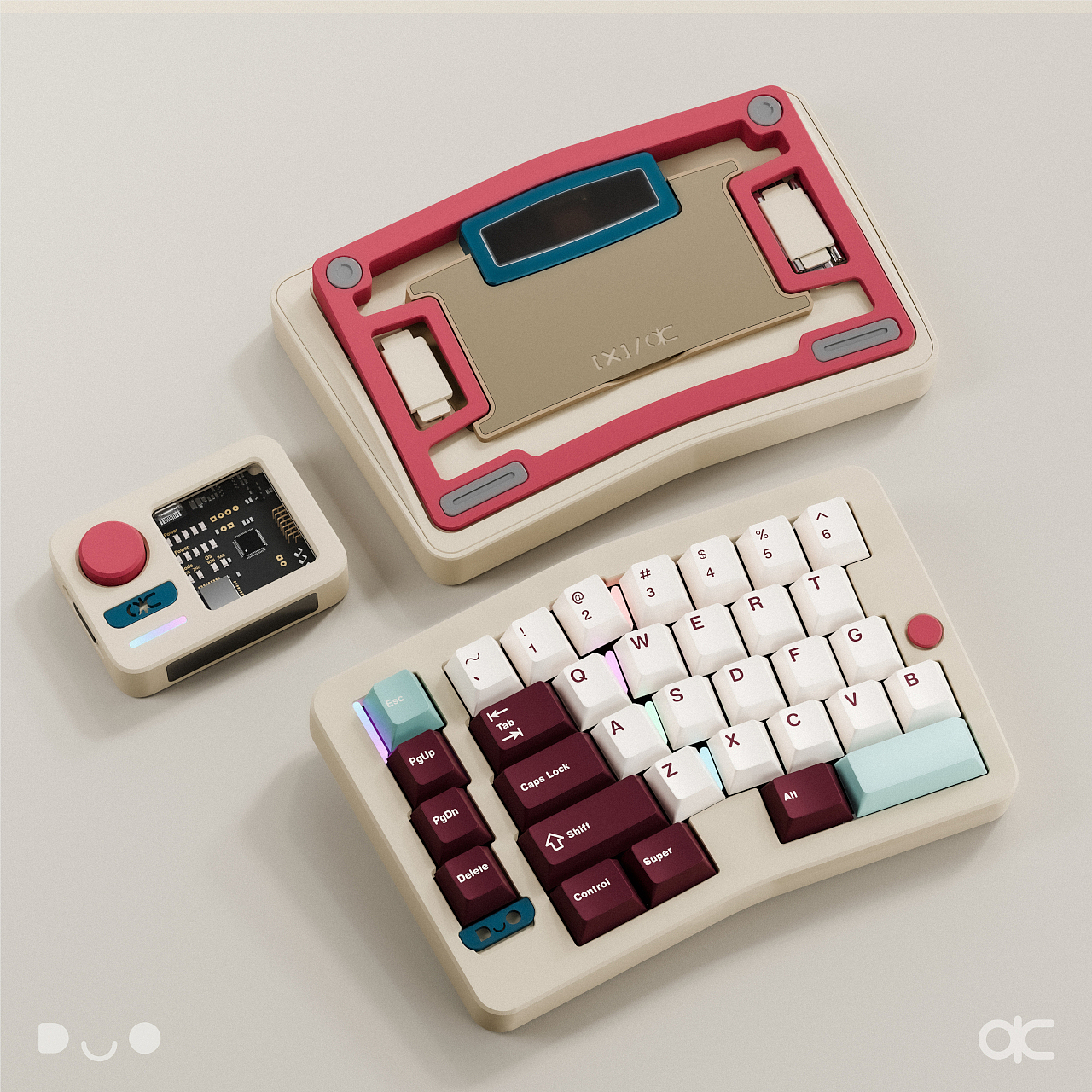QK Alice Duo，keyboard，Digital，Electronic accessories，