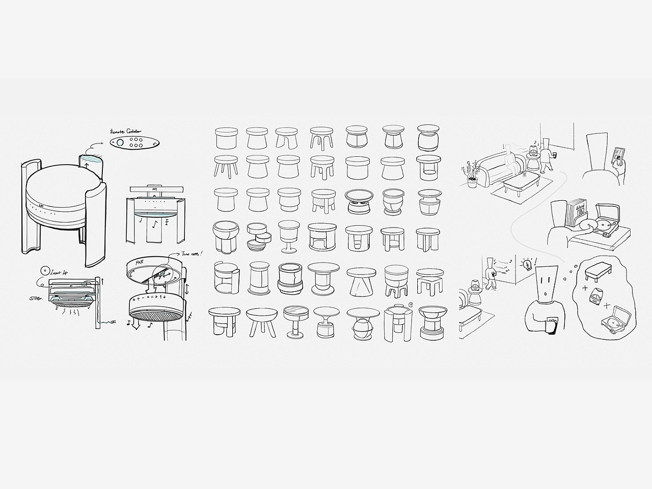RNT，Table，furniture，conceptual design，