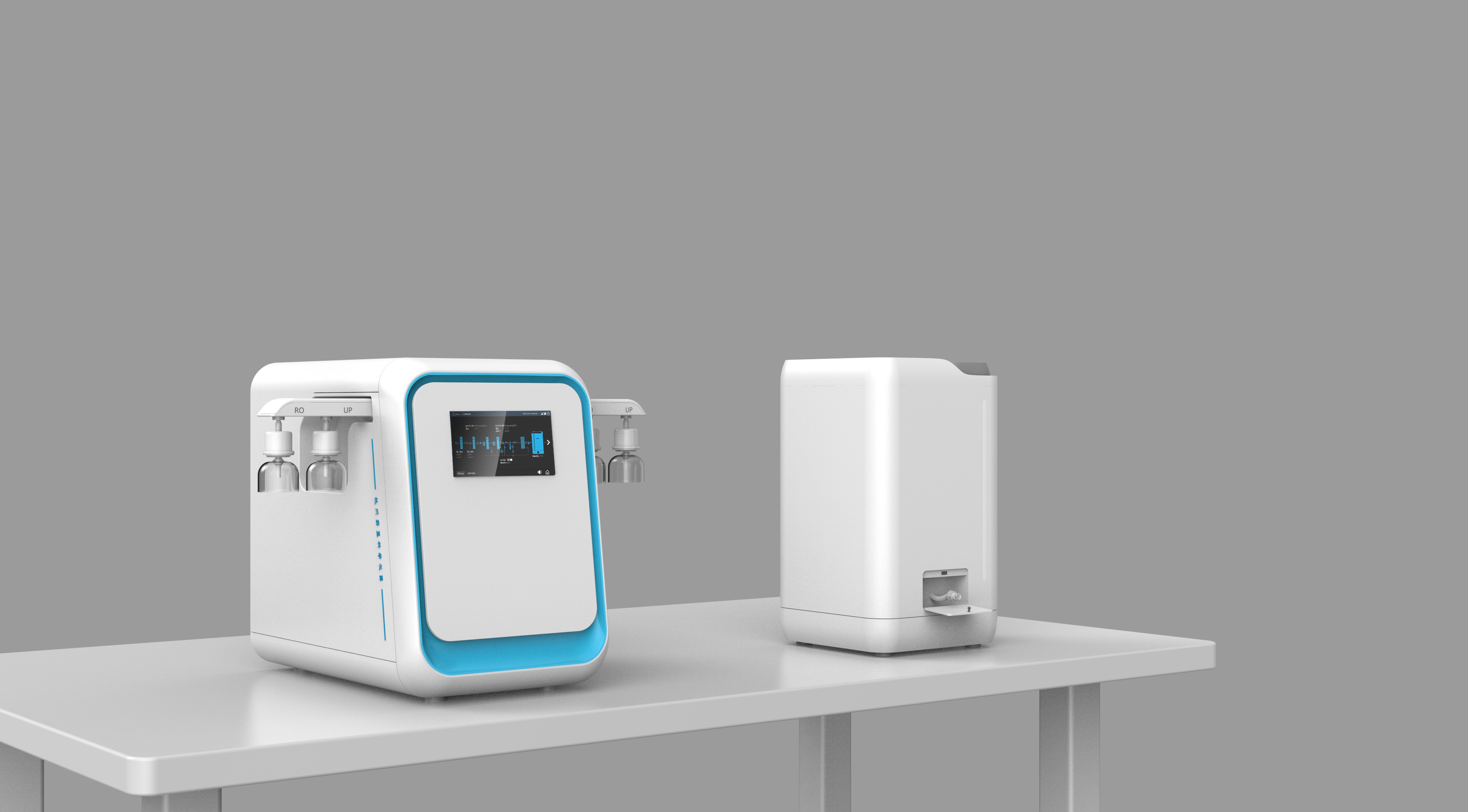 Medical equipment，product design，industrial design，Pure water series，Appearance design，