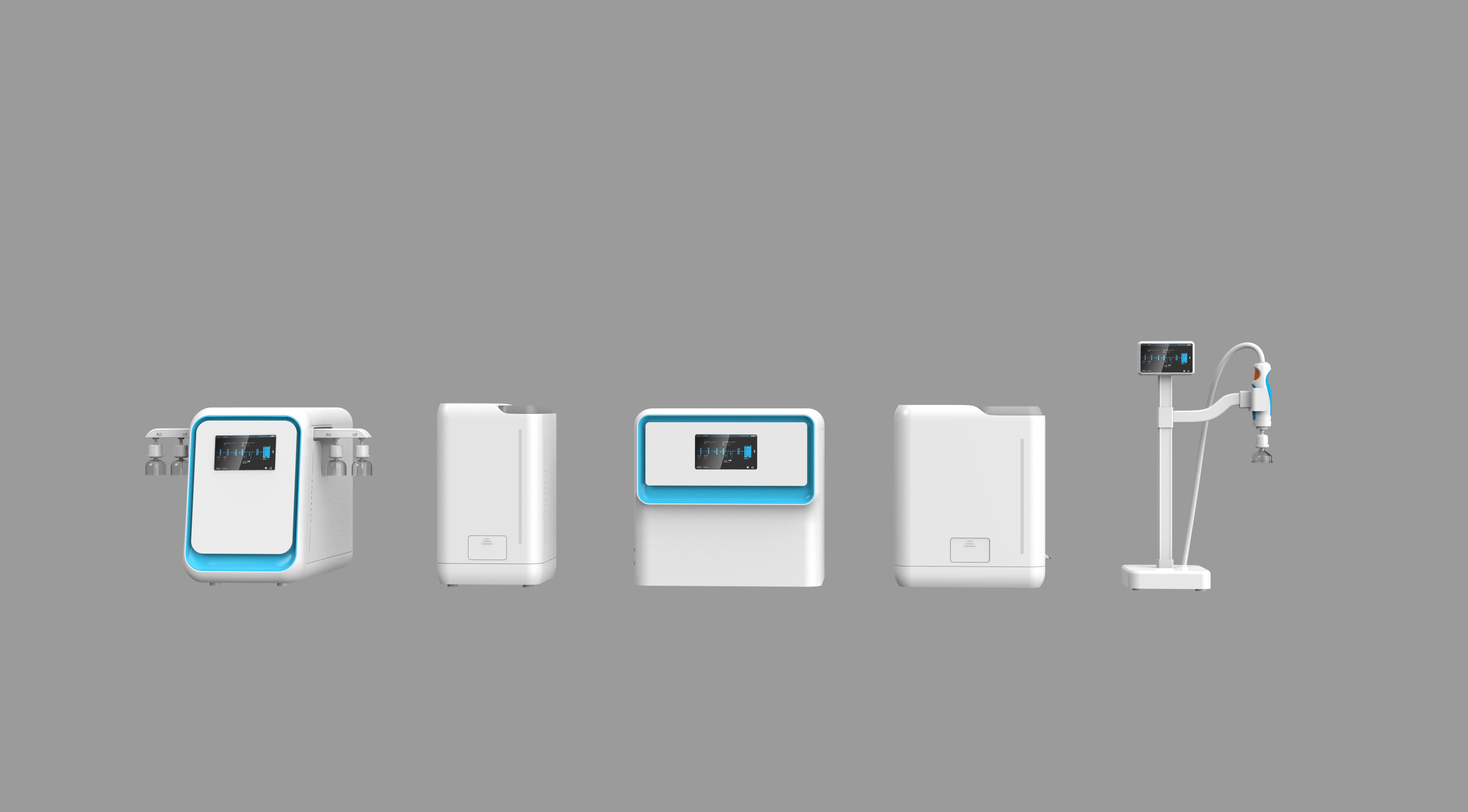 Medical equipment，product design，industrial design，Pure water series，Appearance design，