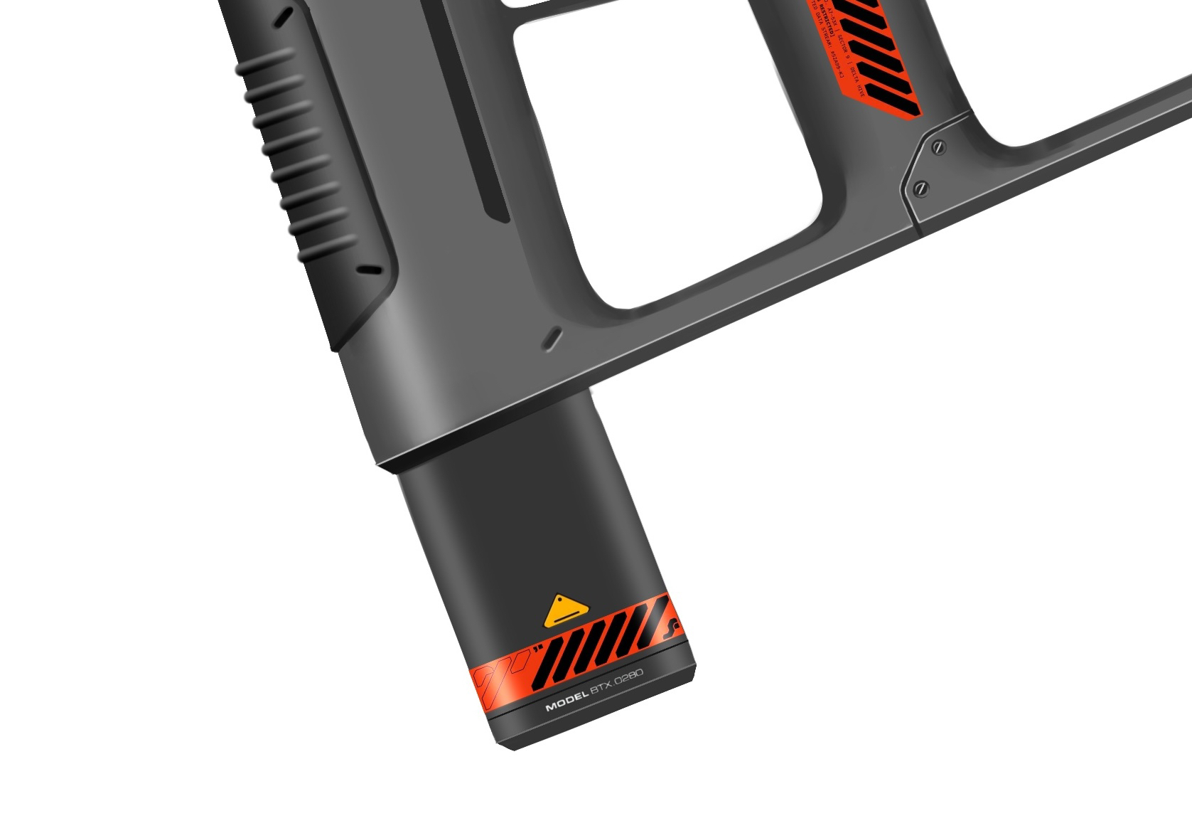 Toy Products，conceptual design，product design，Hand drawn，firearms，Cyberpunk，