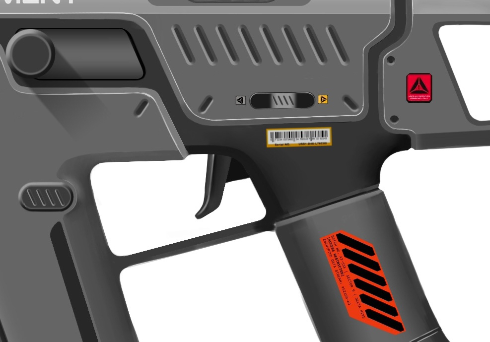 Toy Products，conceptual design，product design，Hand drawn，firearms，Cyberpunk，