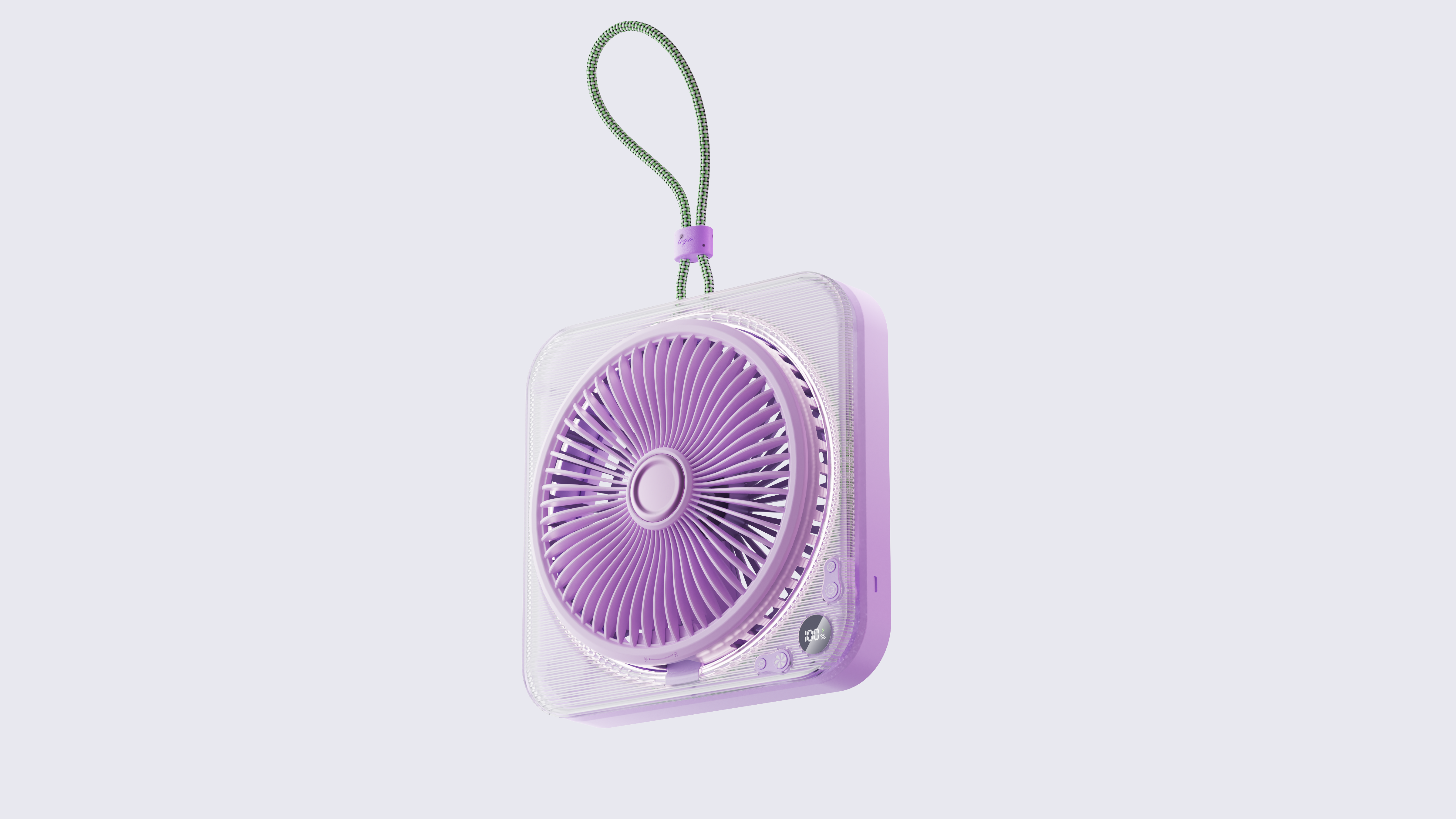 Yushang Design，Wall-mounted fan，Desktop fan，ultra-thin fan，Transparent fan，