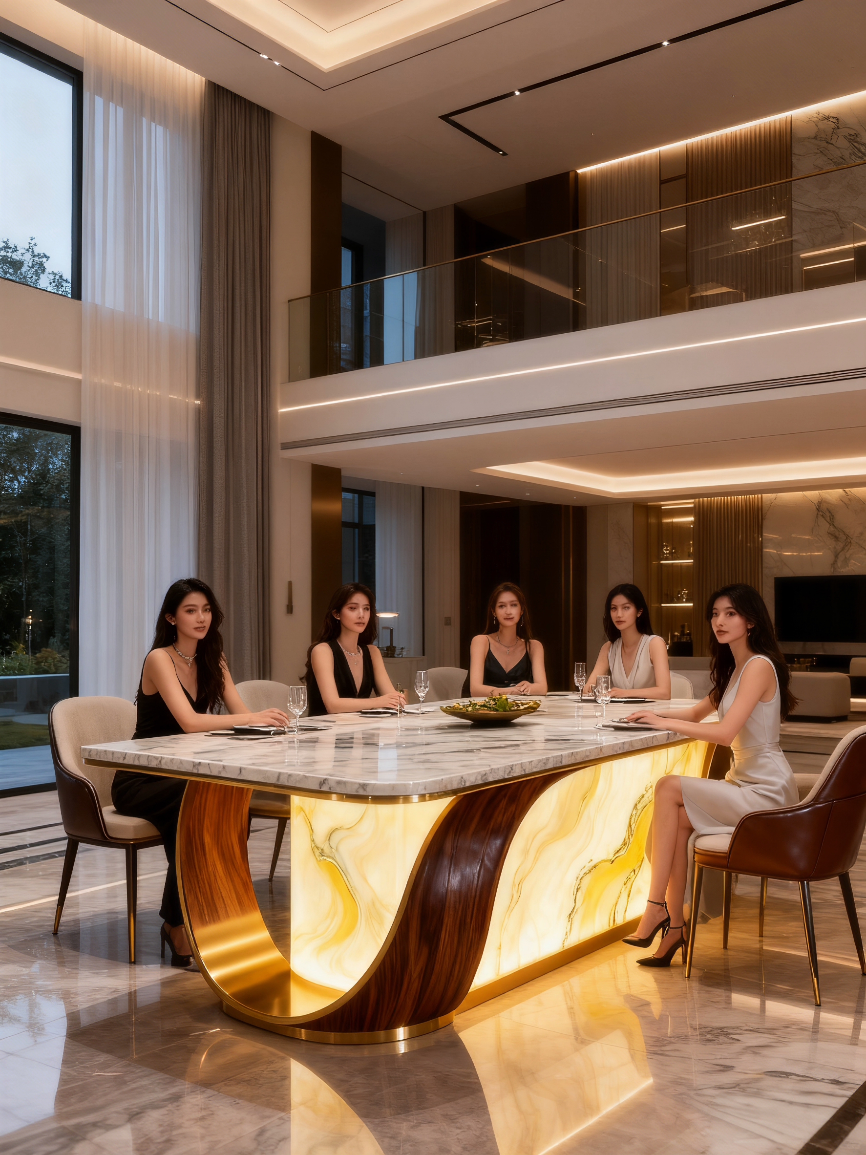 Creative home，Creative Dining Table，Intelligent dining table，