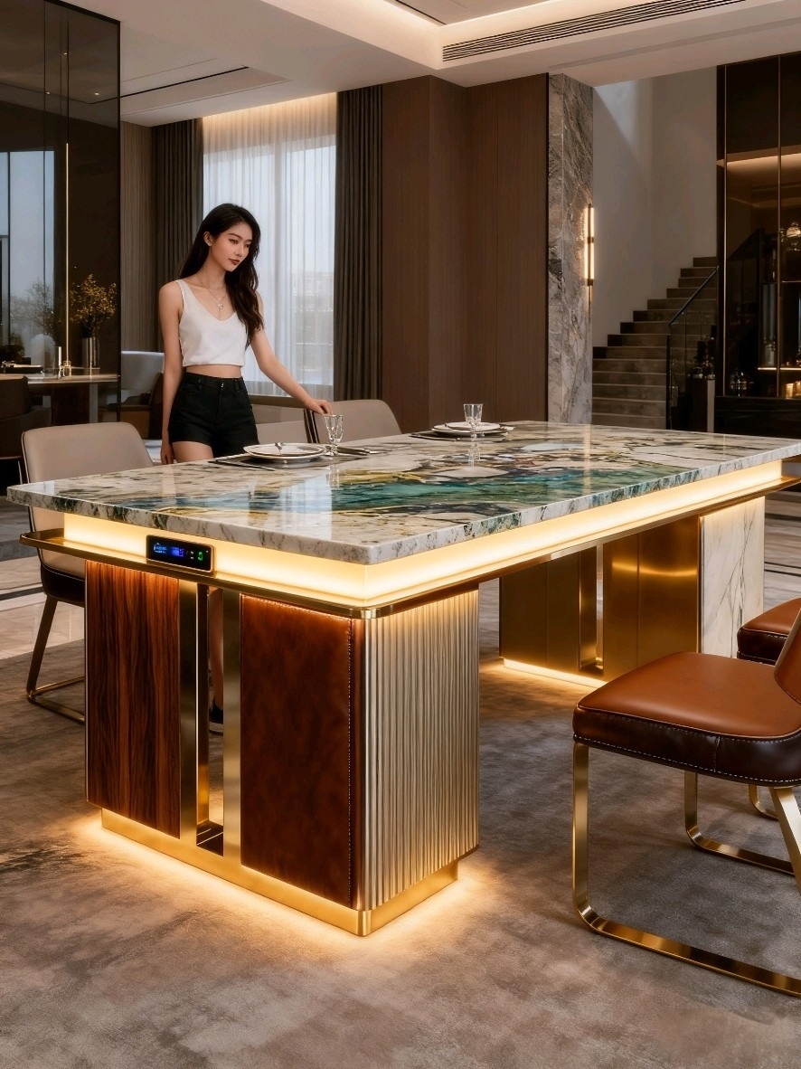 Creative home，Creative Dining Table，Intelligent dining table，