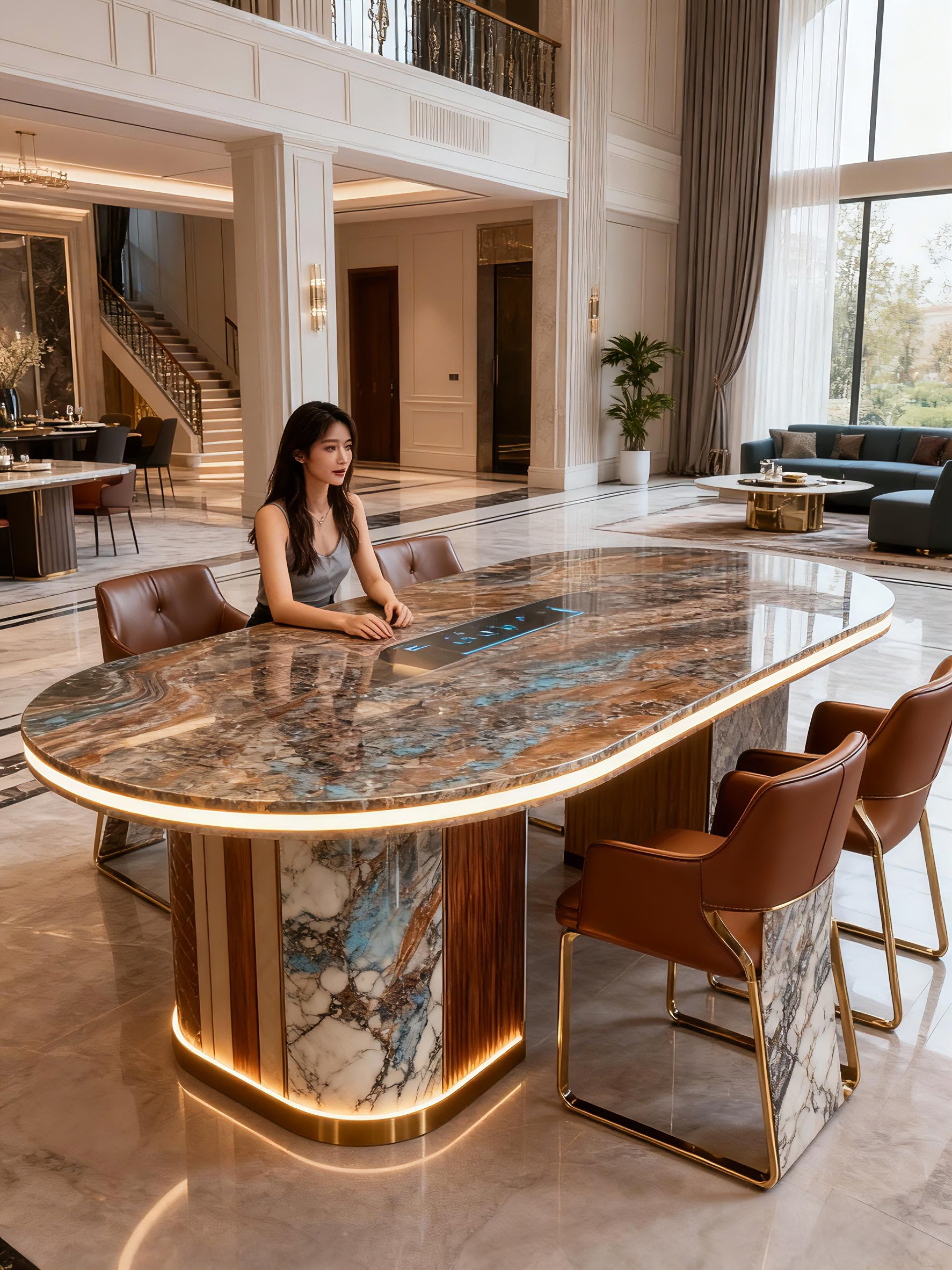 Creative home，Creative Dining Table，Intelligent dining table，