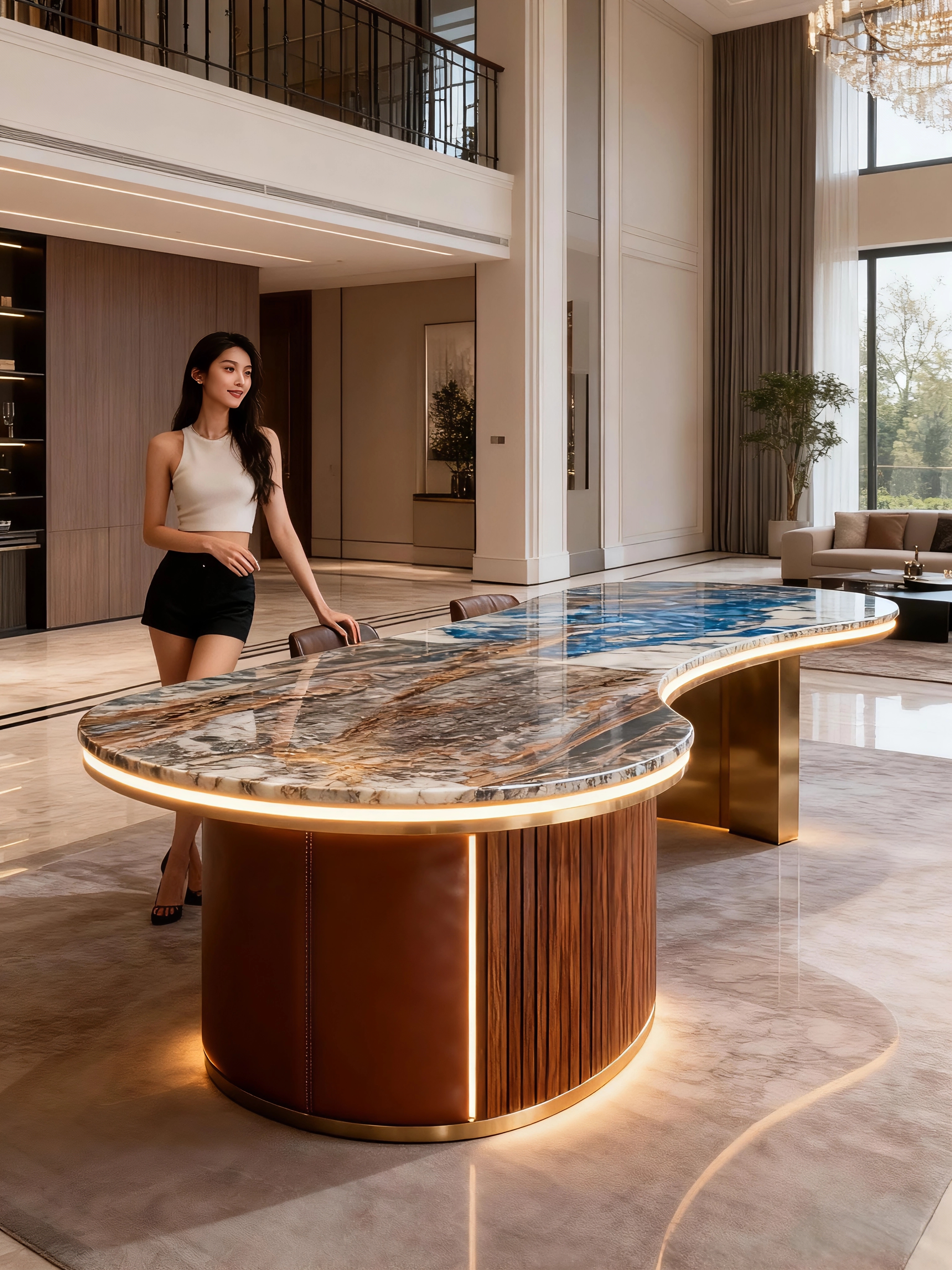 Creative home，Creative Dining Table，Intelligent dining table，