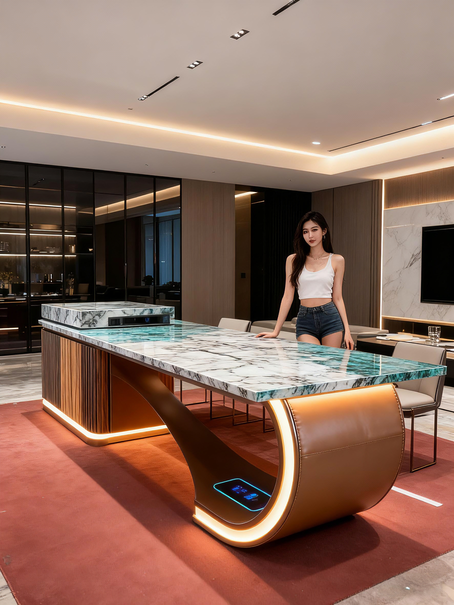 Creative home，Creative Dining Table，Intelligent dining table，