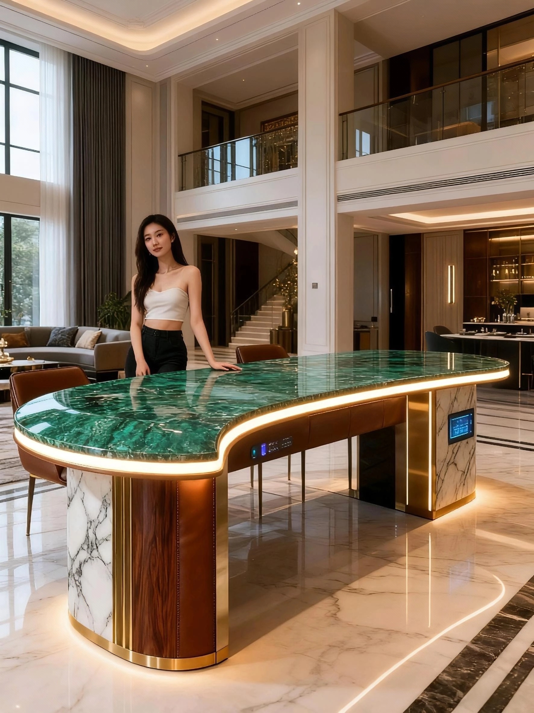 Creative home，Creative Dining Table，Intelligent dining table，