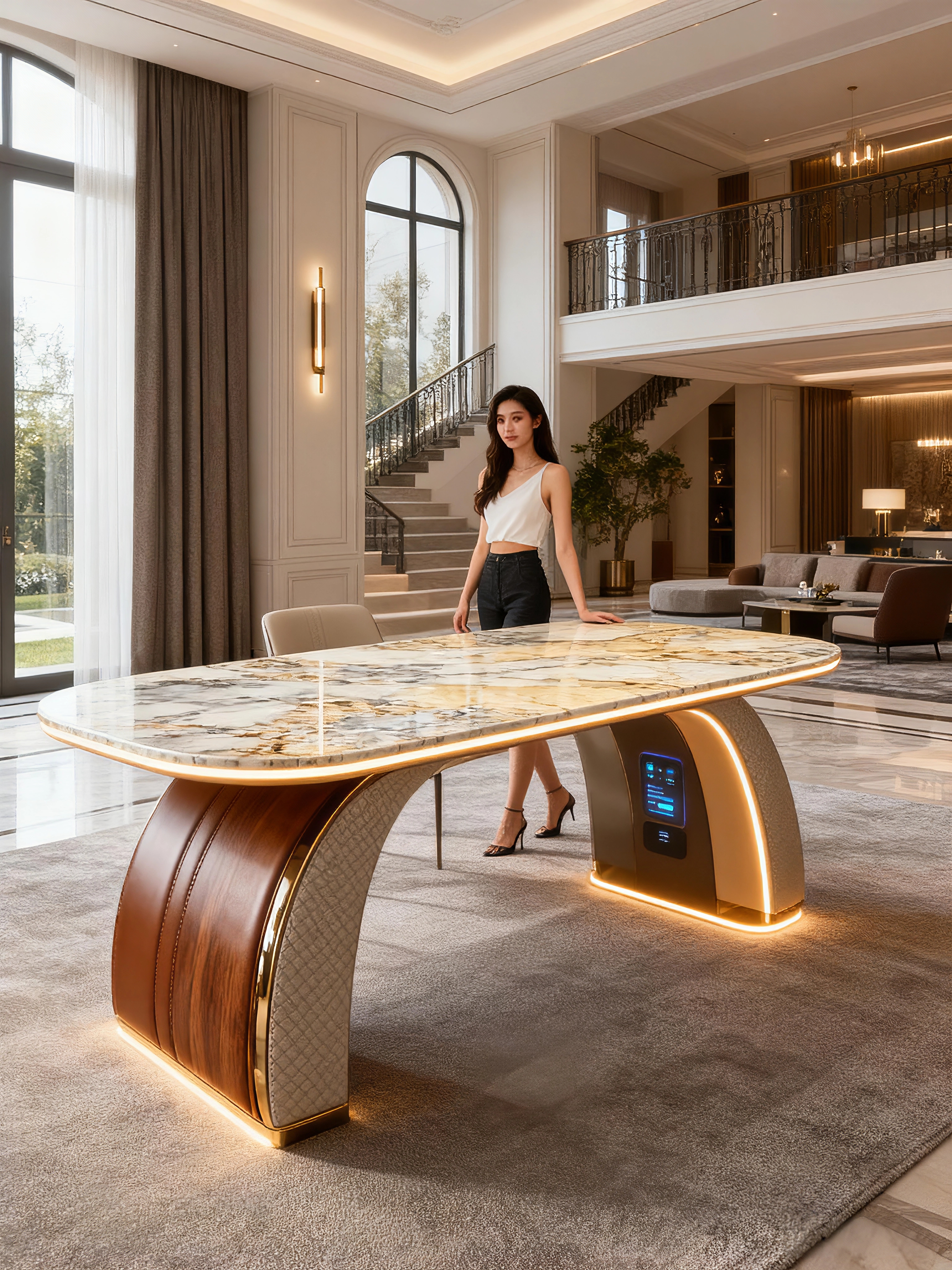 Creative home，Creative Dining Table，Intelligent dining table，