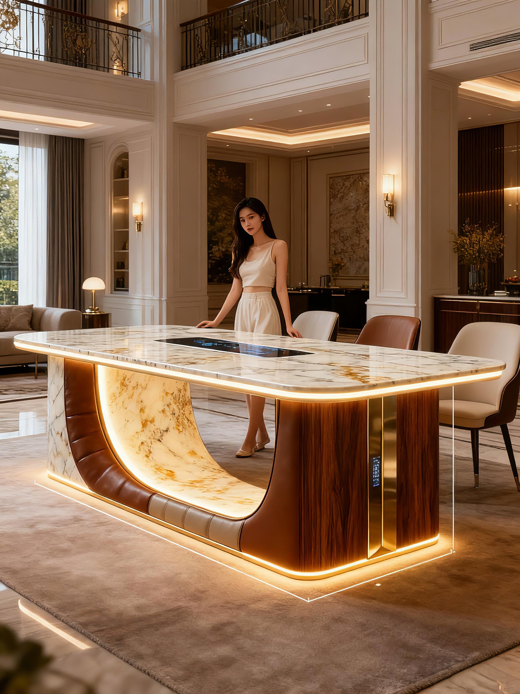 Creative home，Creative Dining Table，Intelligent dining table，