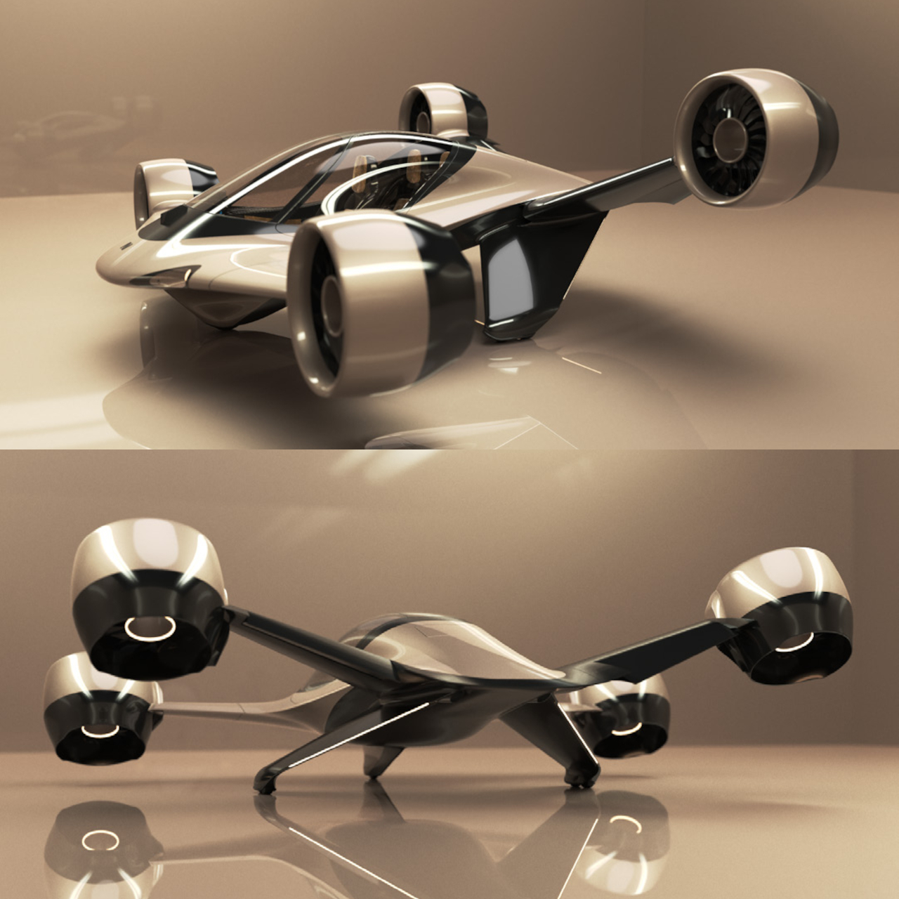 Vertical takeoff and landing，aircraft，Sculpture lines，hybrid electric，