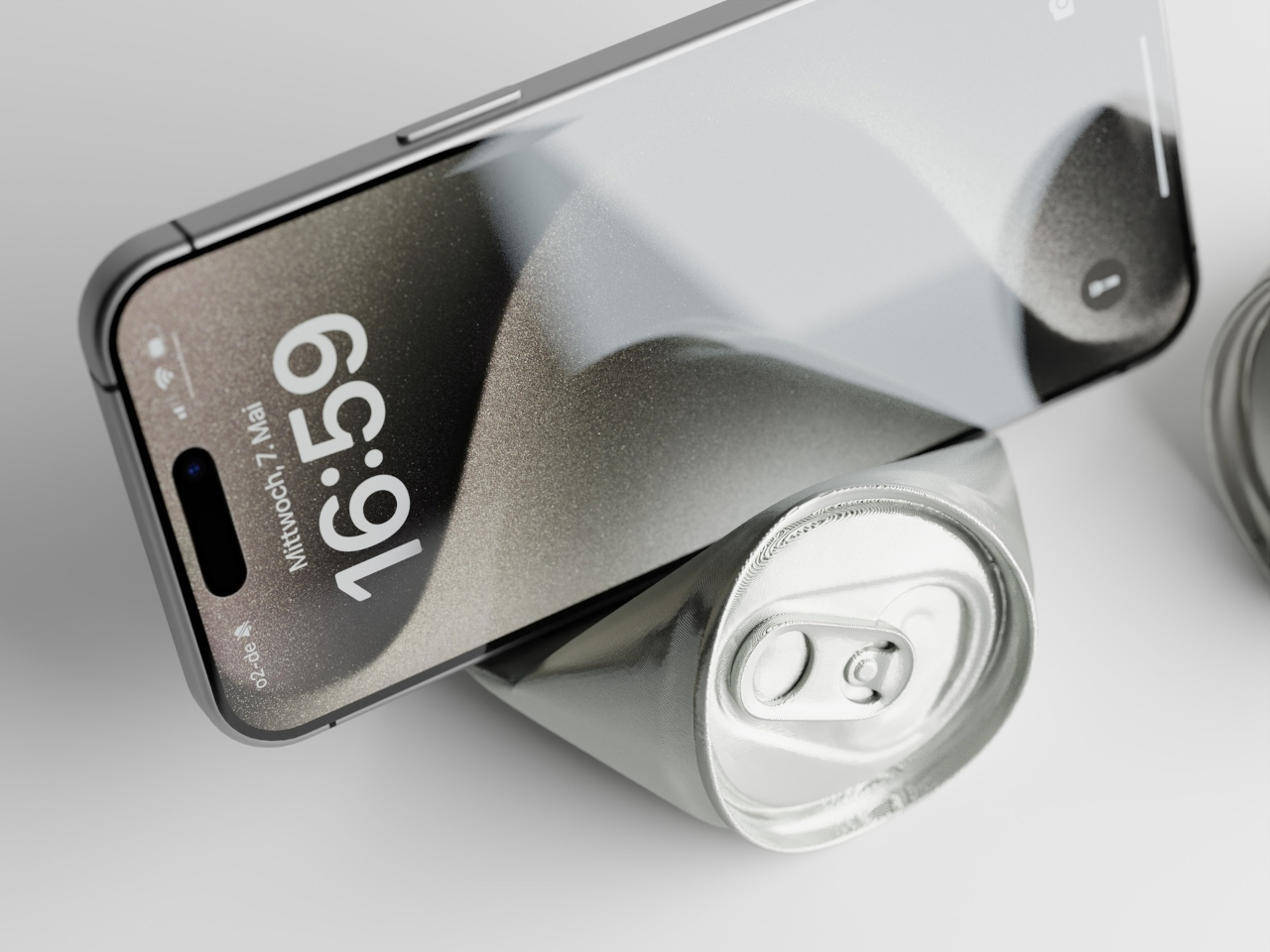Mobile phone bracket，3D printing，Soda cans，Desk accessories，Environmental protection design，