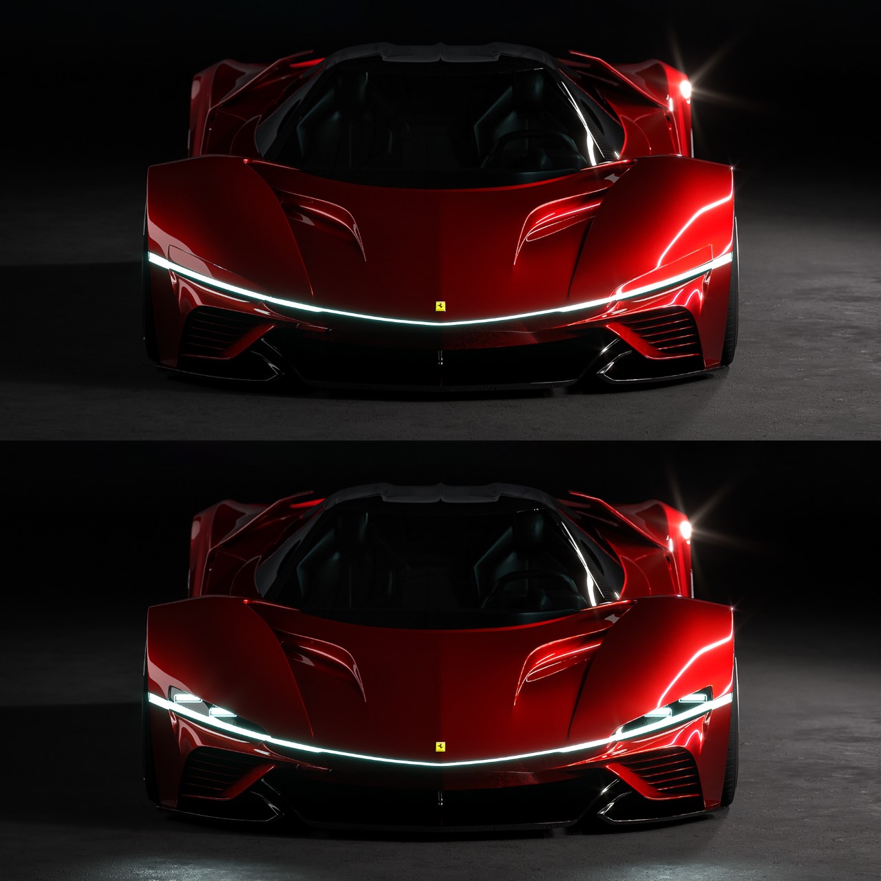 Ferrari，Electric performance，Testarossa EV，Classic design，