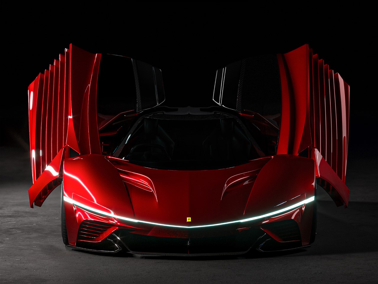 Ferrari，Electric performance，Testarossa EV，Classic design，