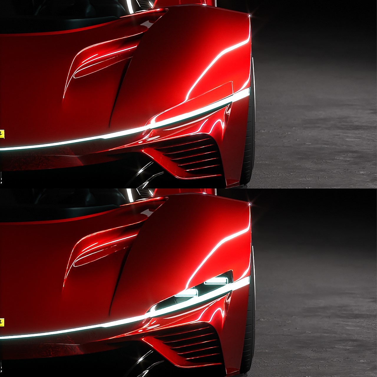 Ferrari，Electric performance，Testarossa EV，Classic design，