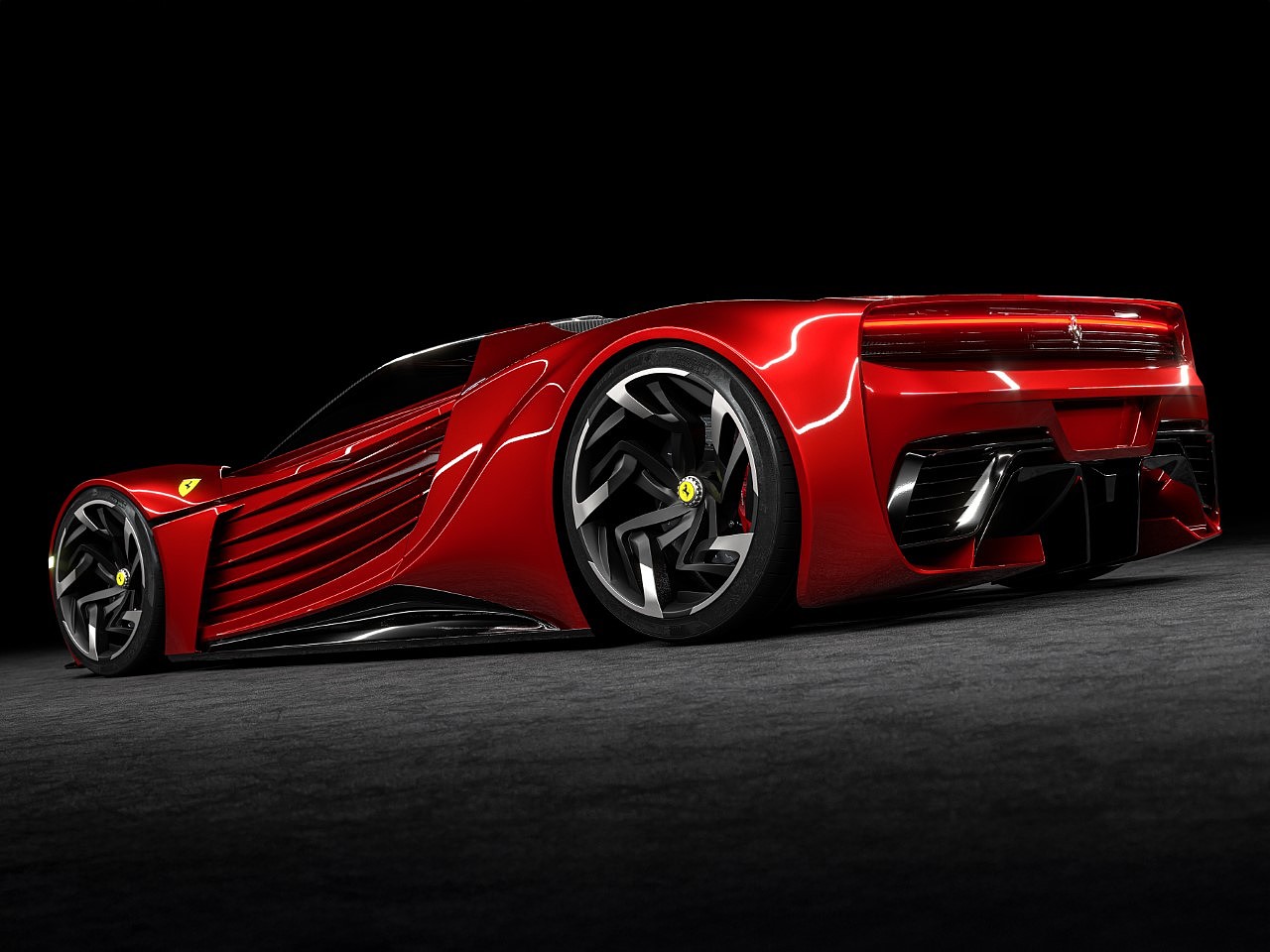 Ferrari，Electric performance，Testarossa EV，Classic design，