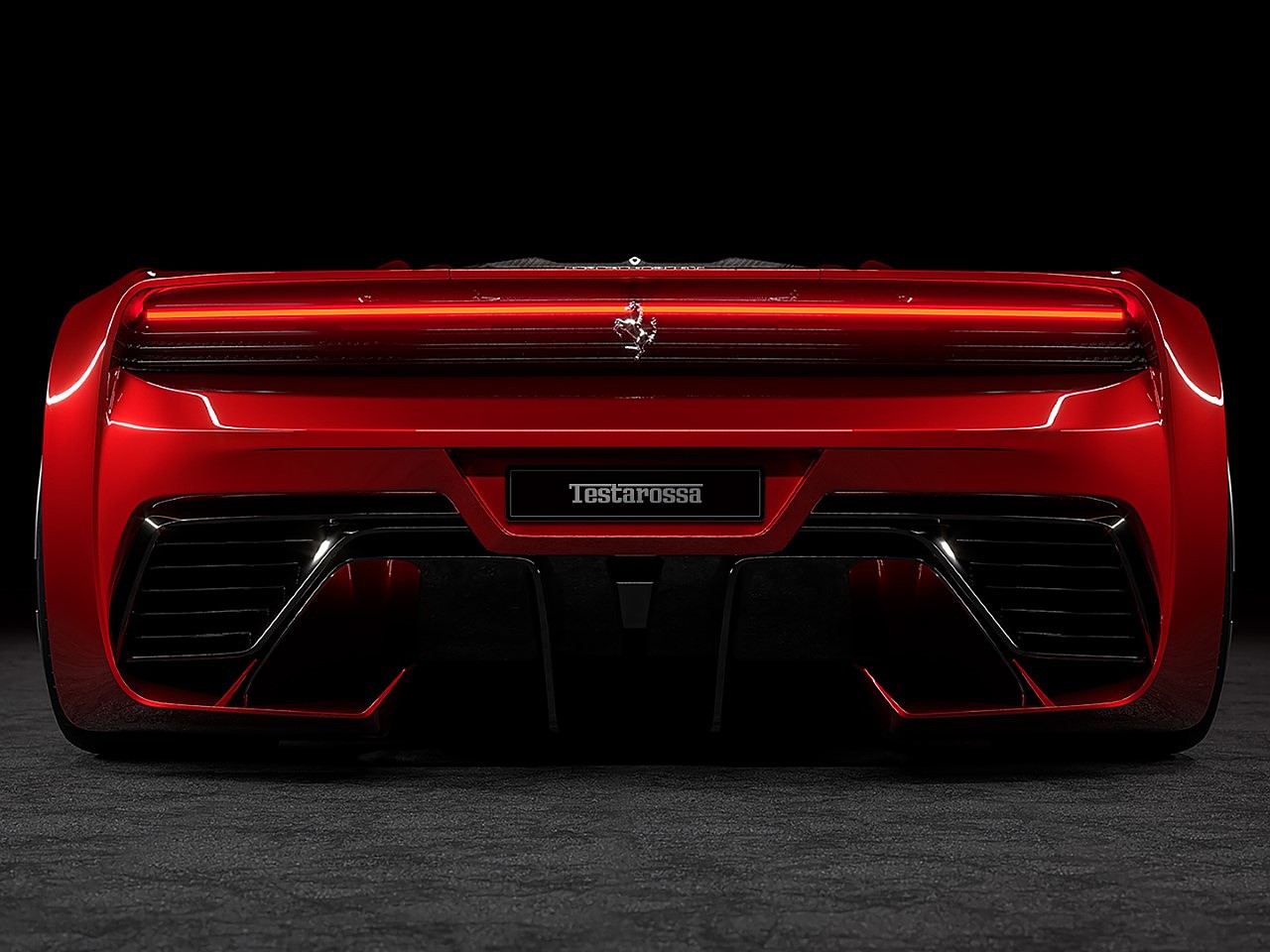 Ferrari，Electric performance，Testarossa EV，Classic design，