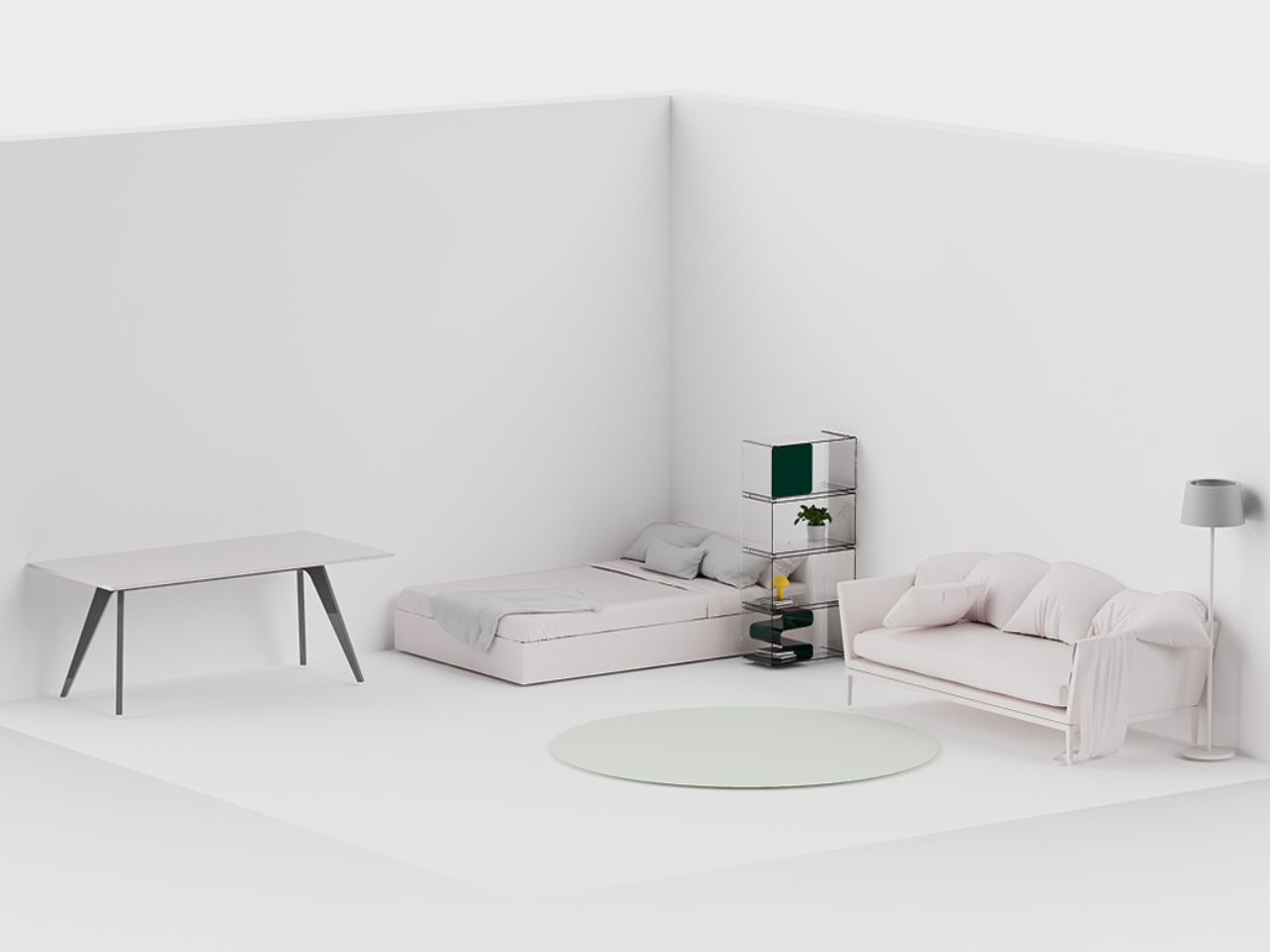 modularization，Space liberation，Minimalism，Sustainable design，