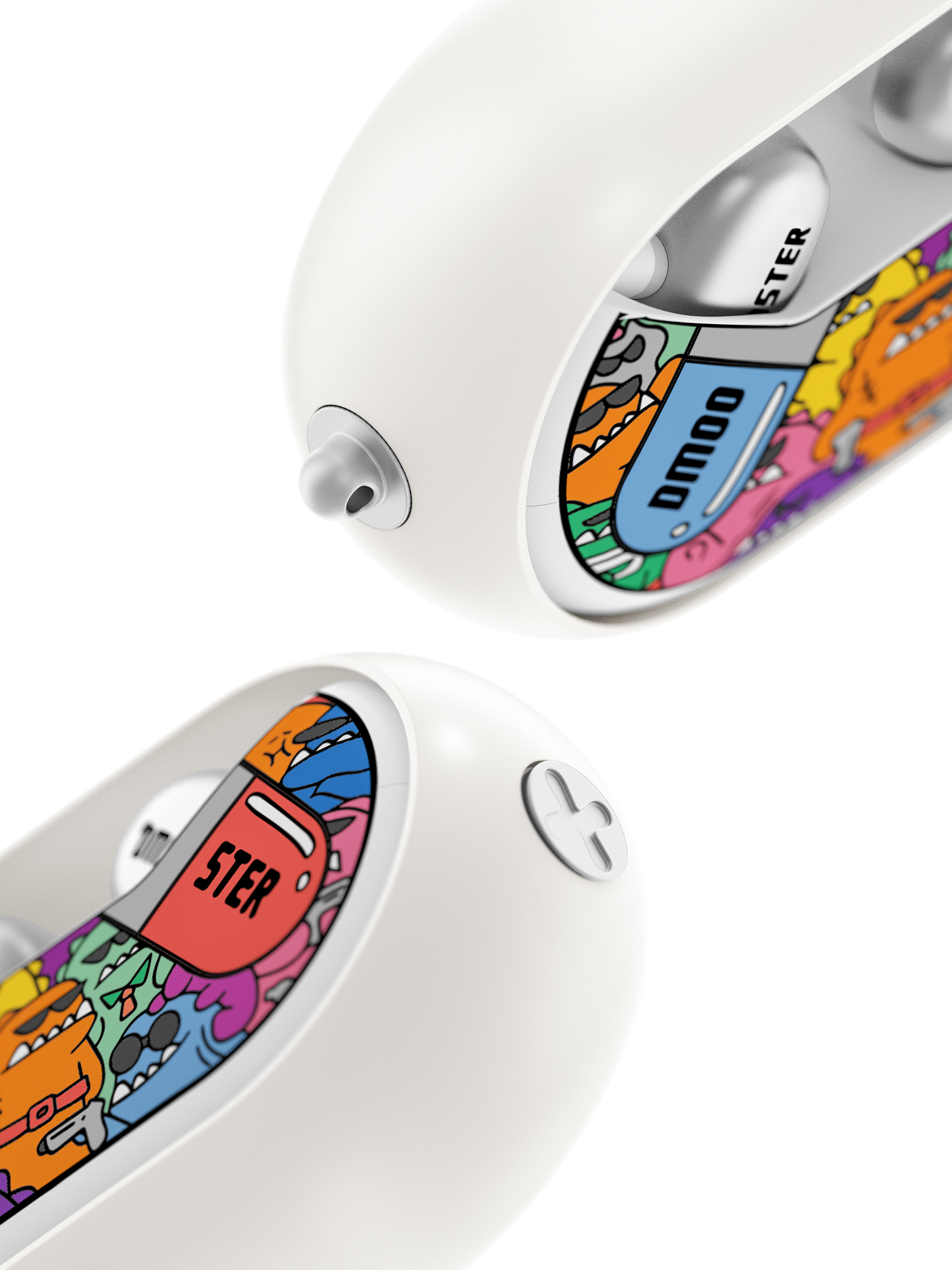 Big Monster，dmooster，ows，Open headphones，Bluetooth headset，industrial design，Render，headset，