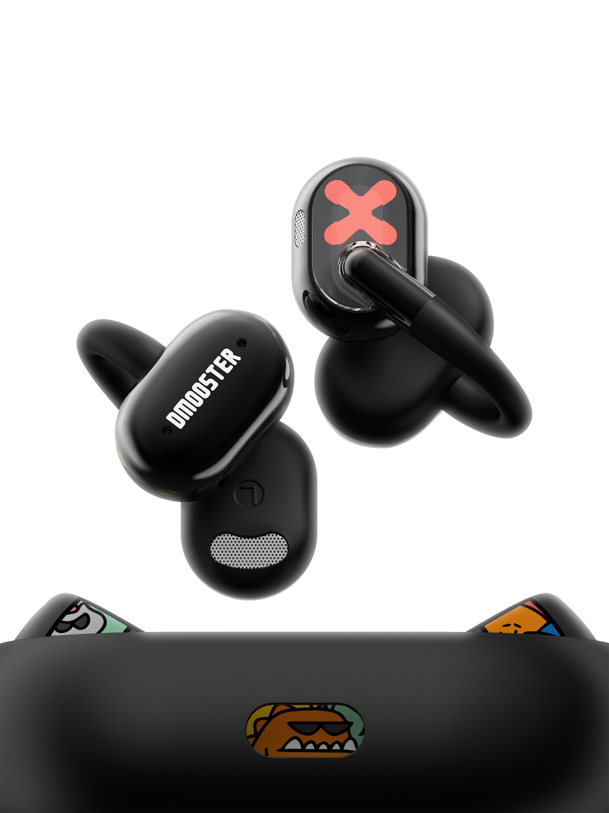 Big Monster，dmooster，ows，Open headphones，Bluetooth headset，industrial design，Render，headset，