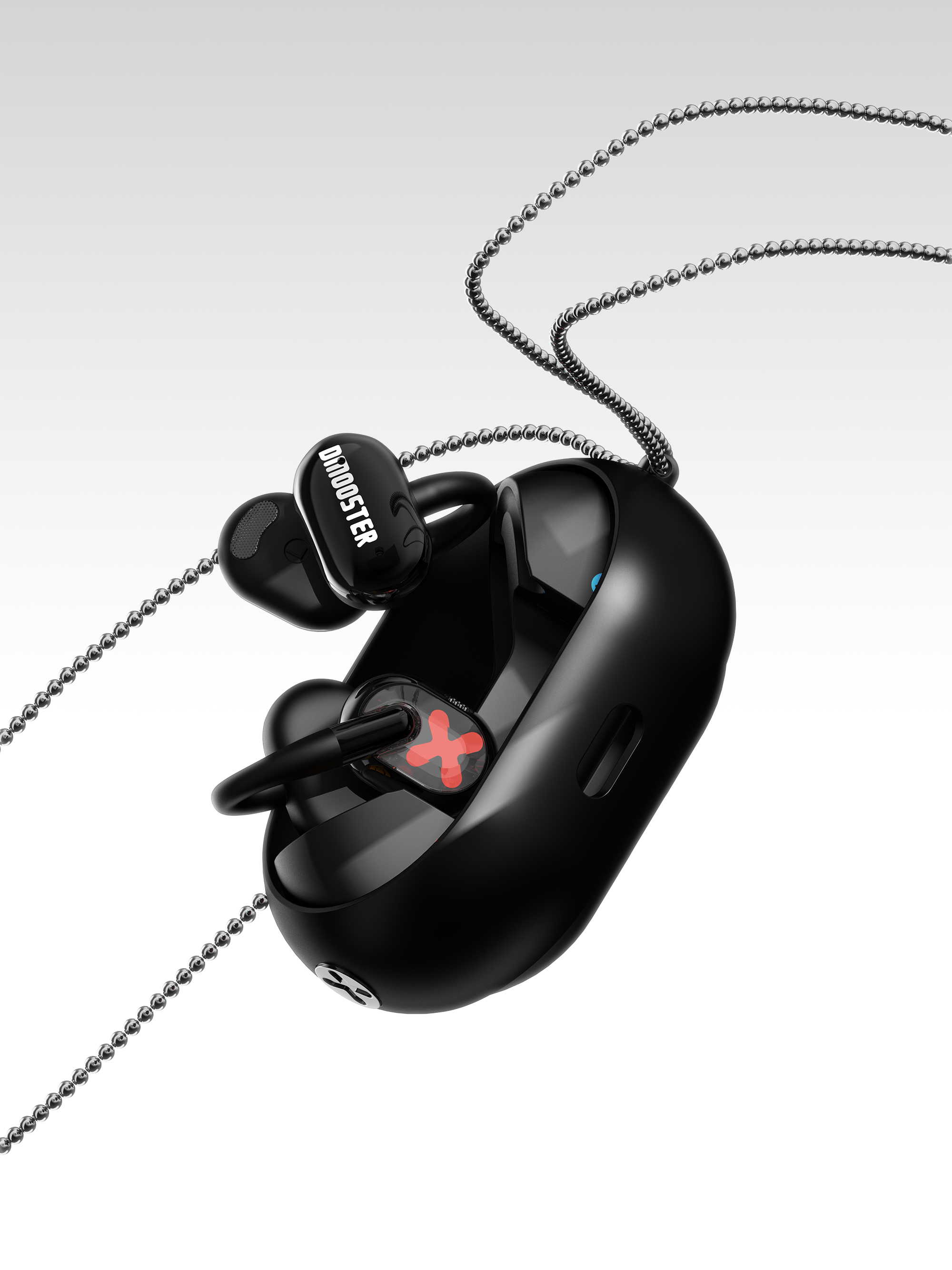 Big Monster，dmooster，ows，Open headphones，Bluetooth headset，industrial design，Render，headset，