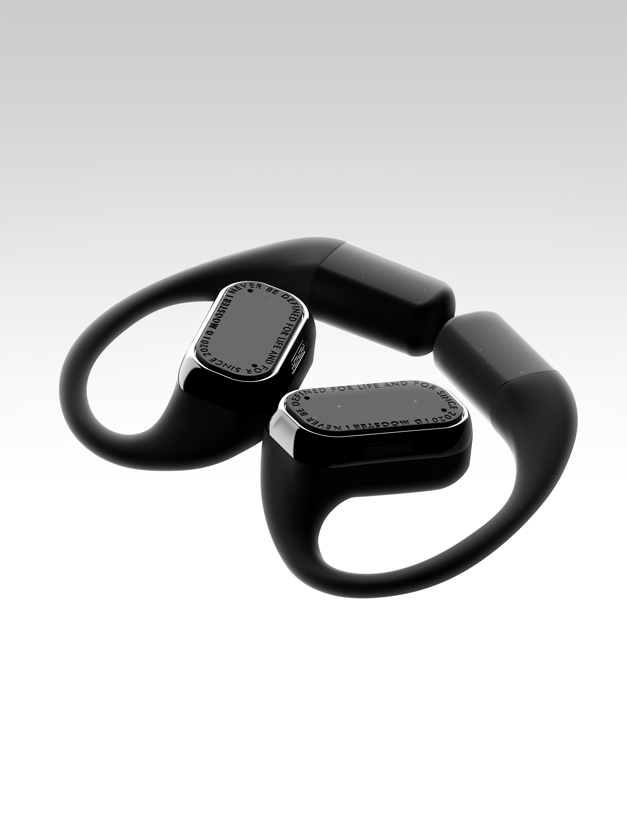 dmooster，Big Monster，headset，Bluetooth headset，owa，Open headphones，industrial design，Render，