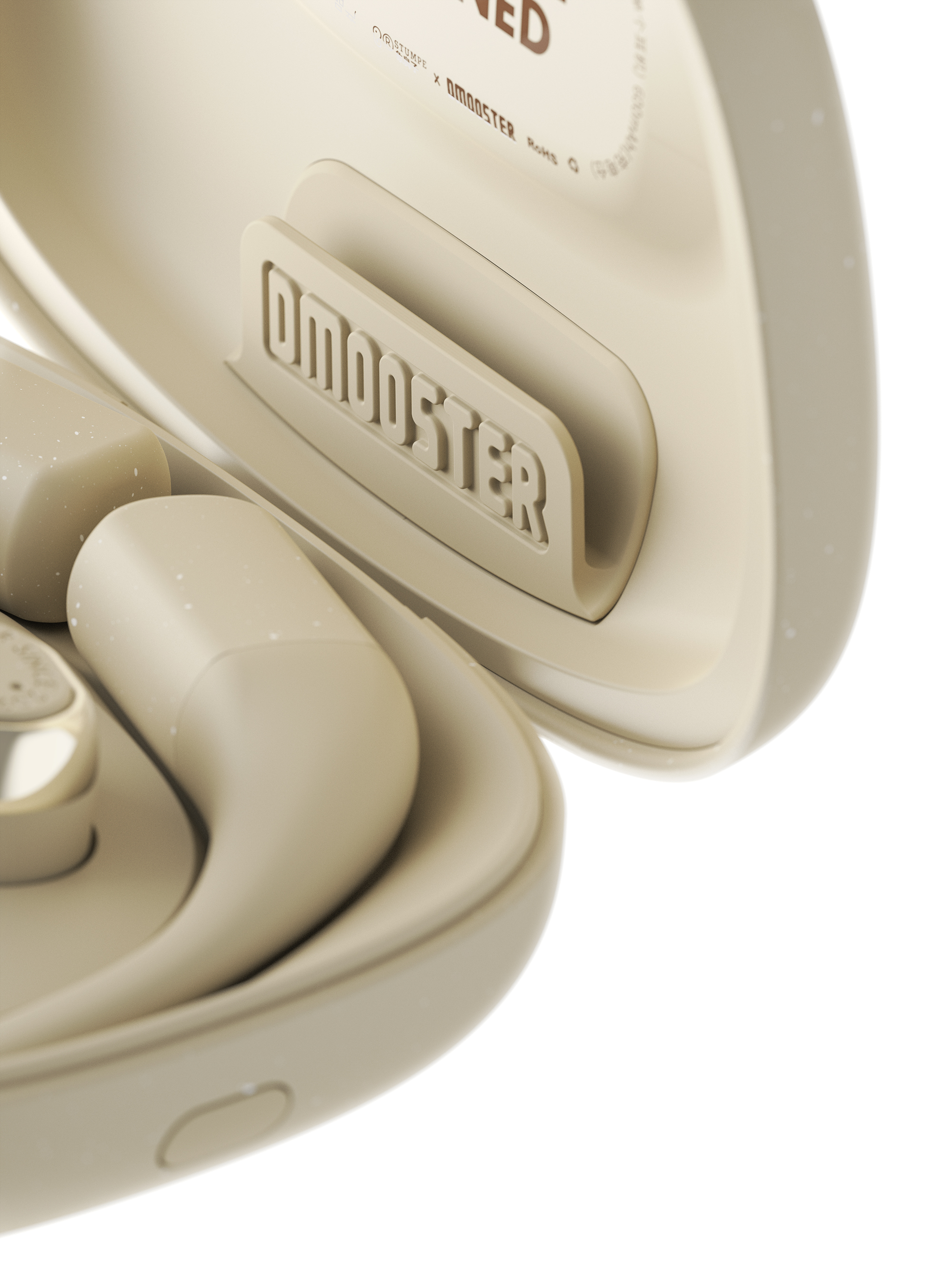 dmooster，Big Monster，headset，Bluetooth headset，owa，Open headphones，industrial design，Render，