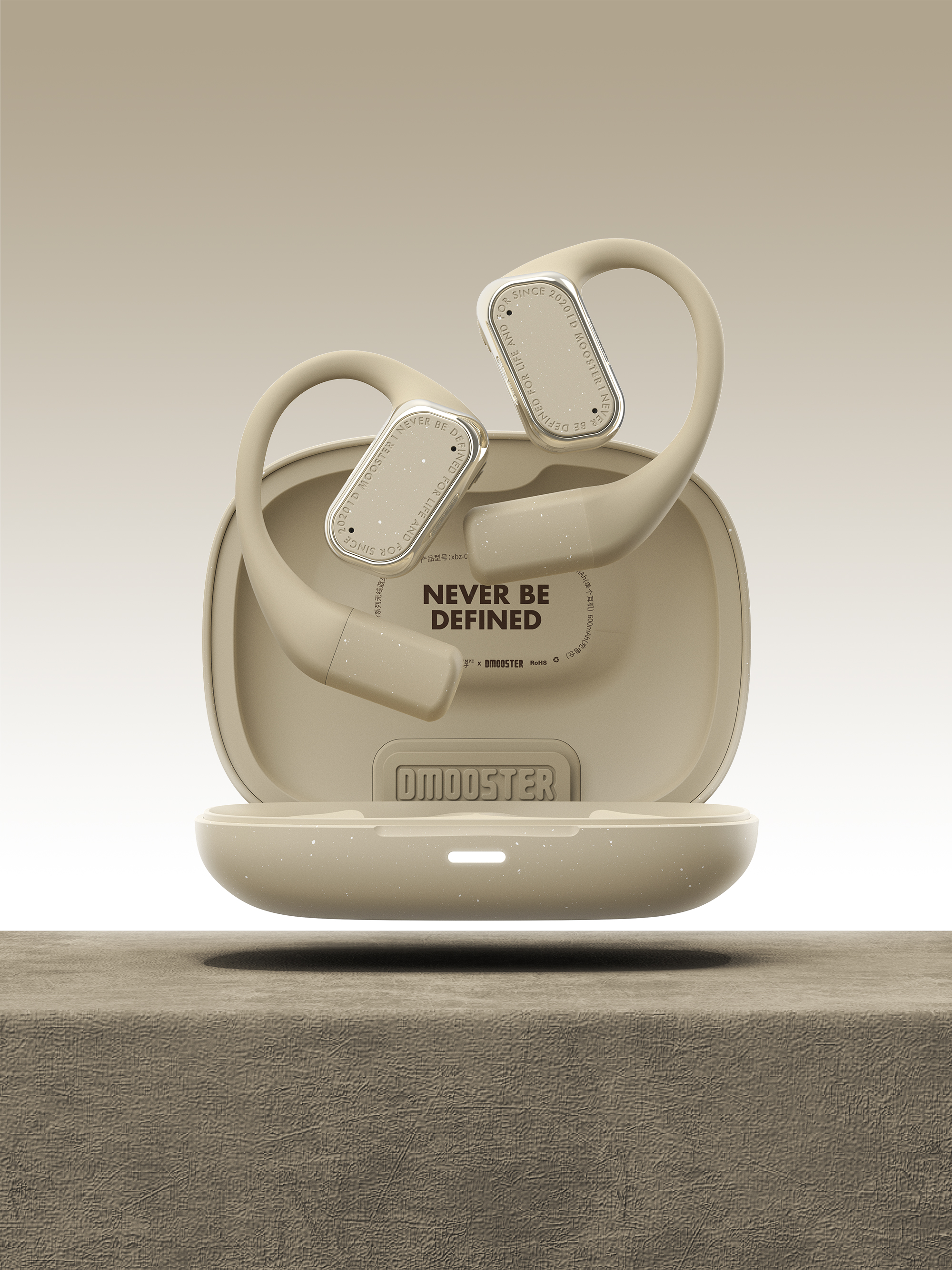 dmooster，Big Monster，headset，Bluetooth headset，owa，Open headphones，industrial design，Render，