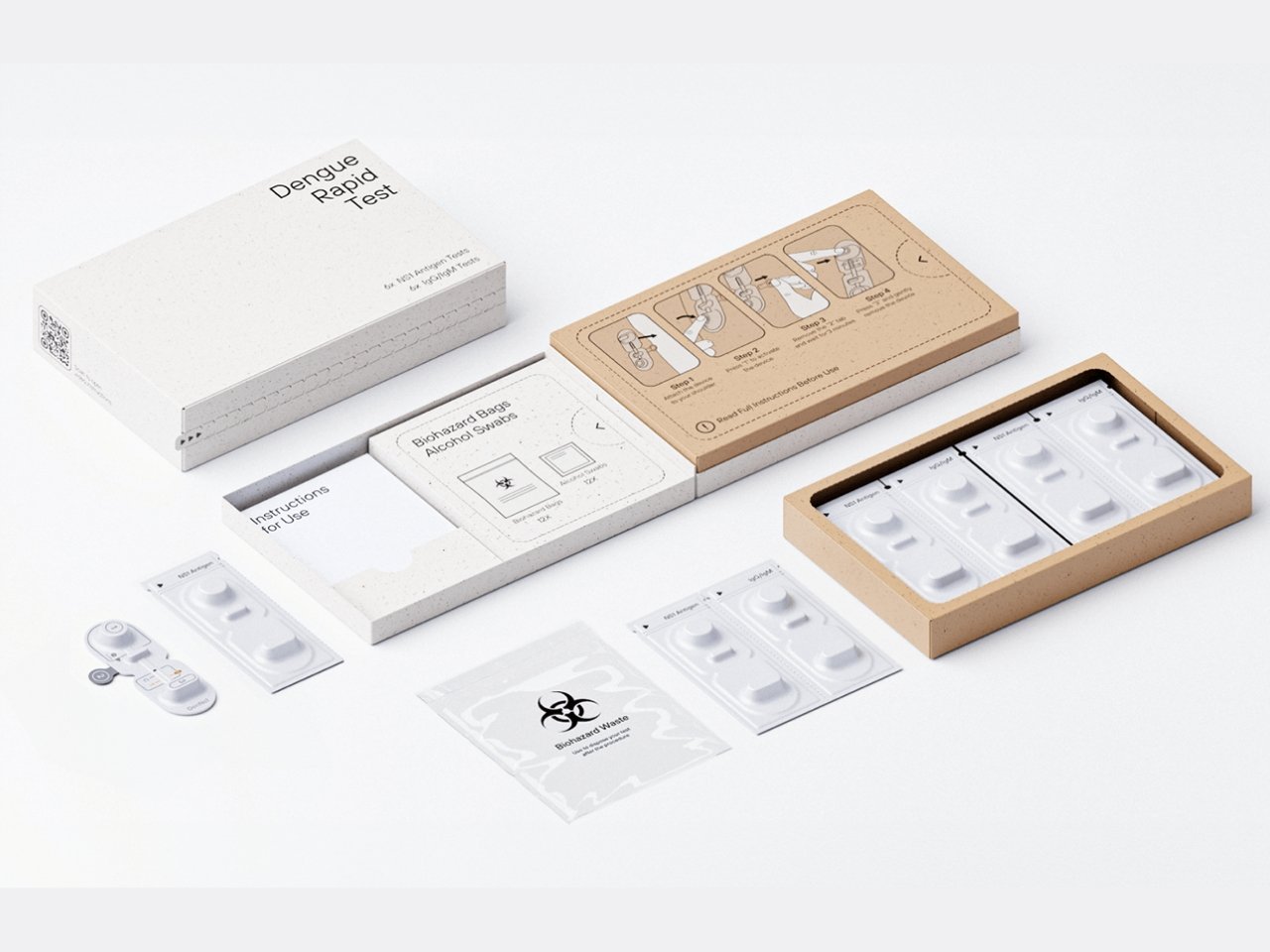Kit，Medical supplies，Dengue home test kit，conceptual design，