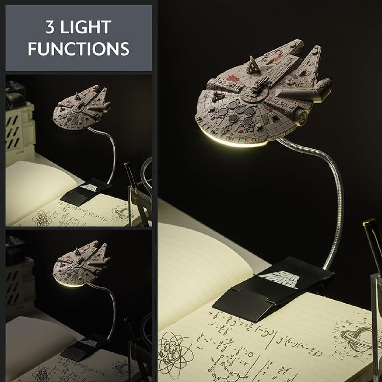 Desk lamp，Star Wars，Millennium Falcon，Lighting tools，
