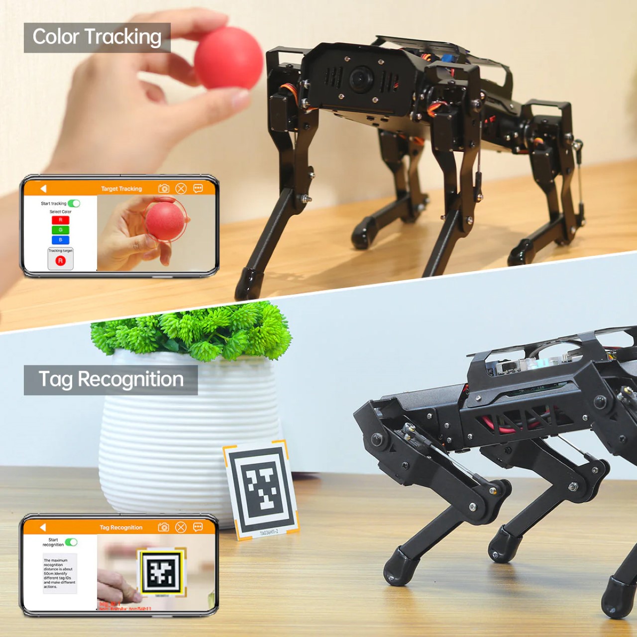 Robot dog，PuppyPi，artificial intelligence，Digital，