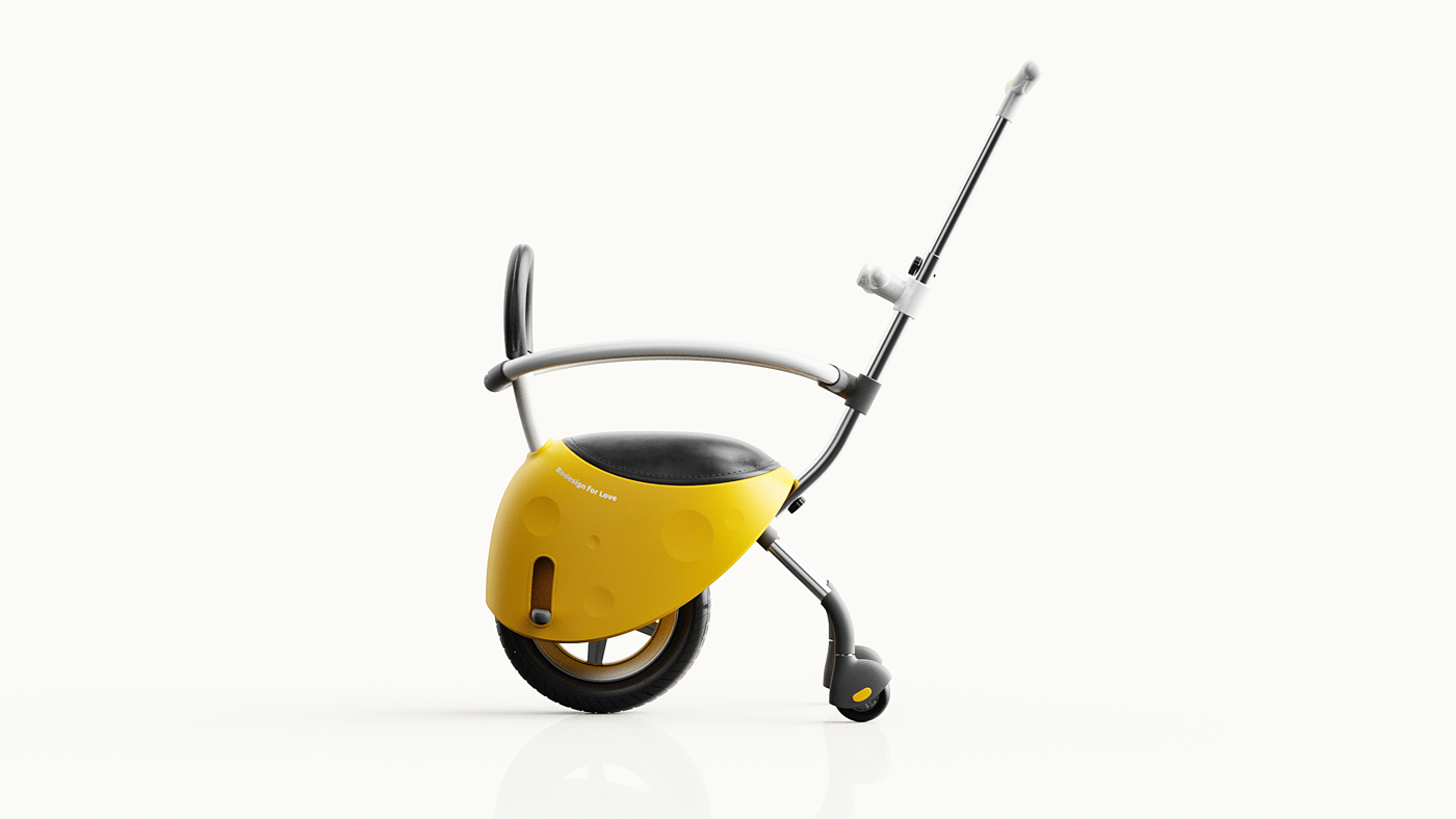 Baby walking artifact，Children's car design，Children's unicycle，Creative design，industrial design，Children's Toys，