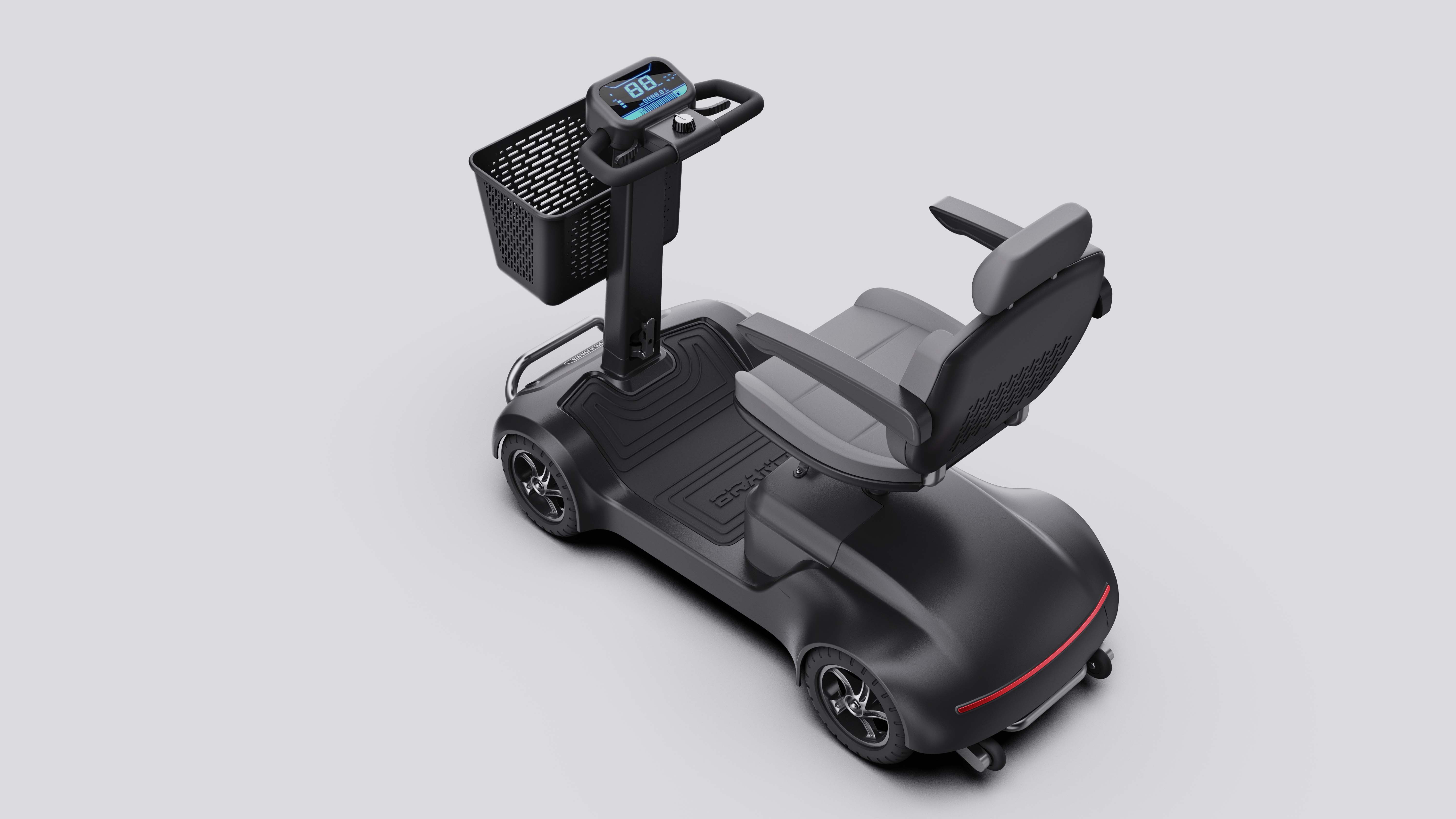 Old car.，Scooter，Four wheeled vehicle，