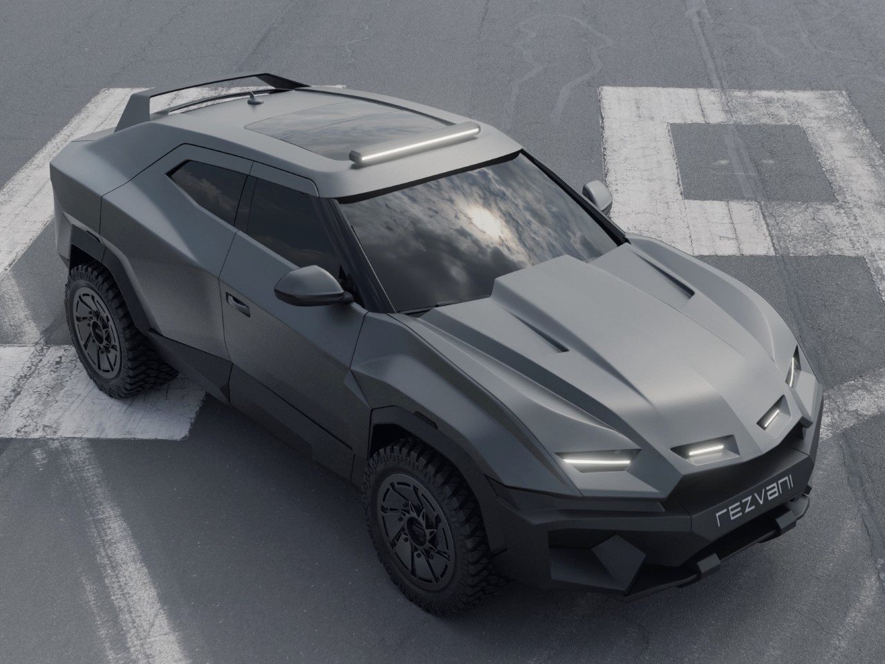 Rezvani Knight，Lamborghini，Bulletproof SUV，Limited edition，