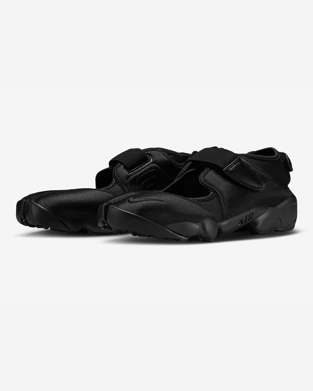 Rift Black Swan，Ballet shoes，Removable ribbon，Street Fashion，split-toe shoes，