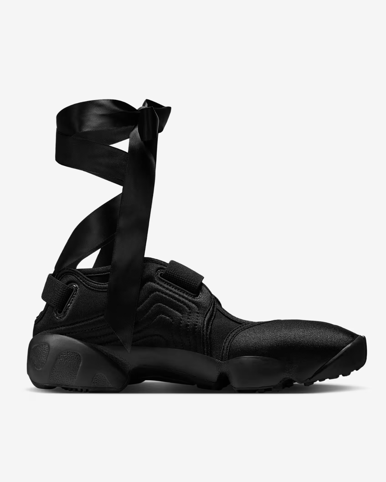 Rift Black Swan，Ballet shoes，Removable ribbon，Street Fashion，split-toe shoes，