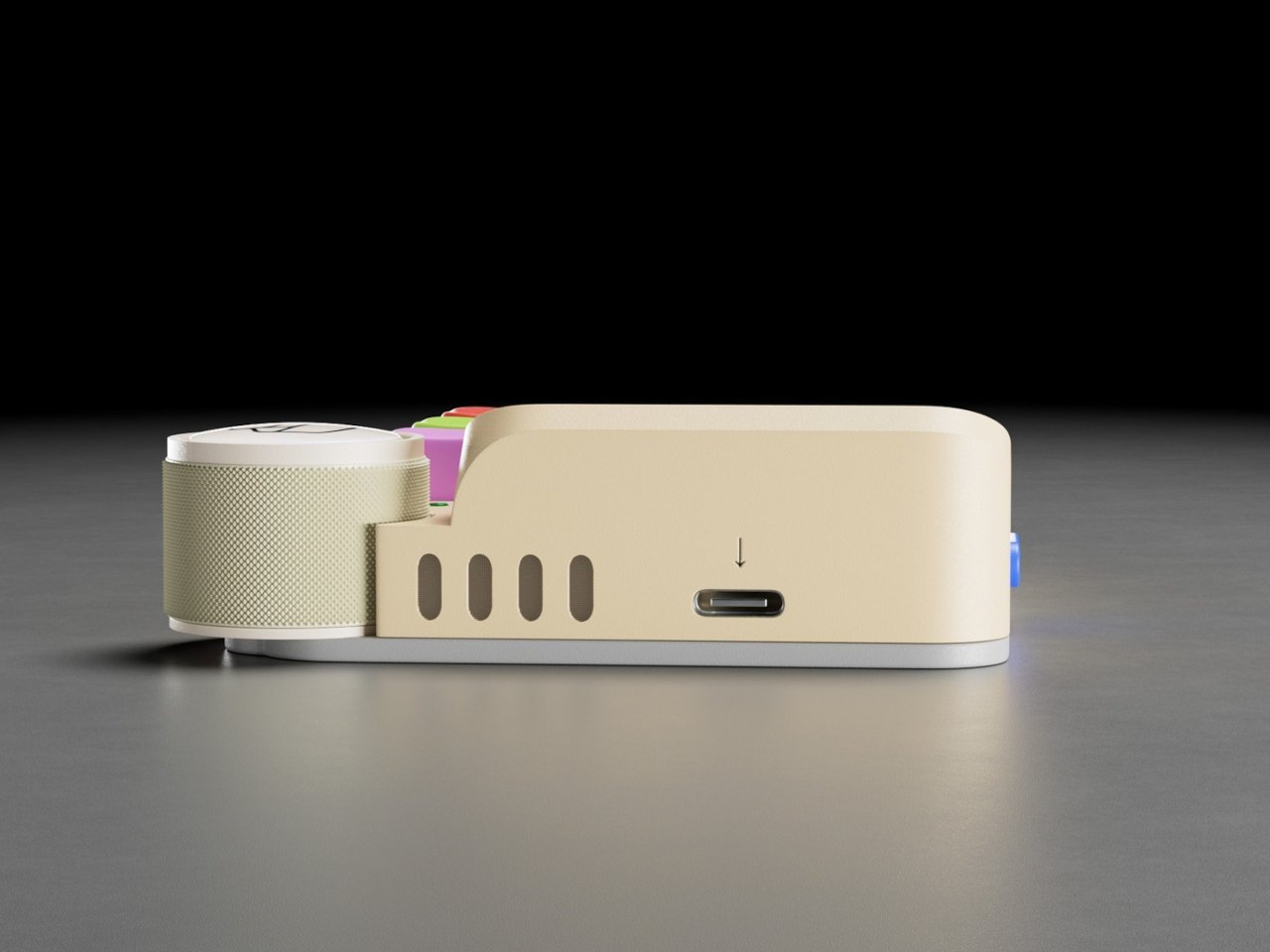 Retro Calculator，Programming button，Physical interaction，Minimal UX，Copilot Dock，