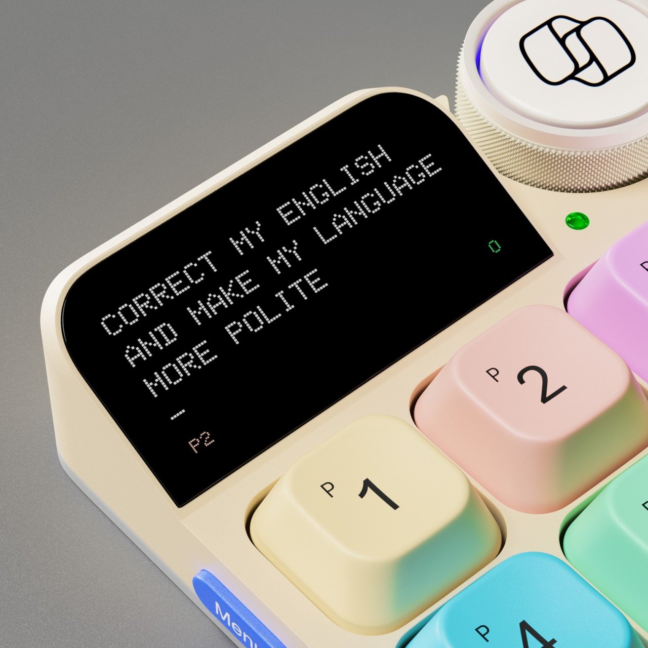 Retro Calculator，Programming button，Physical interaction，Minimal UX，Copilot Dock，