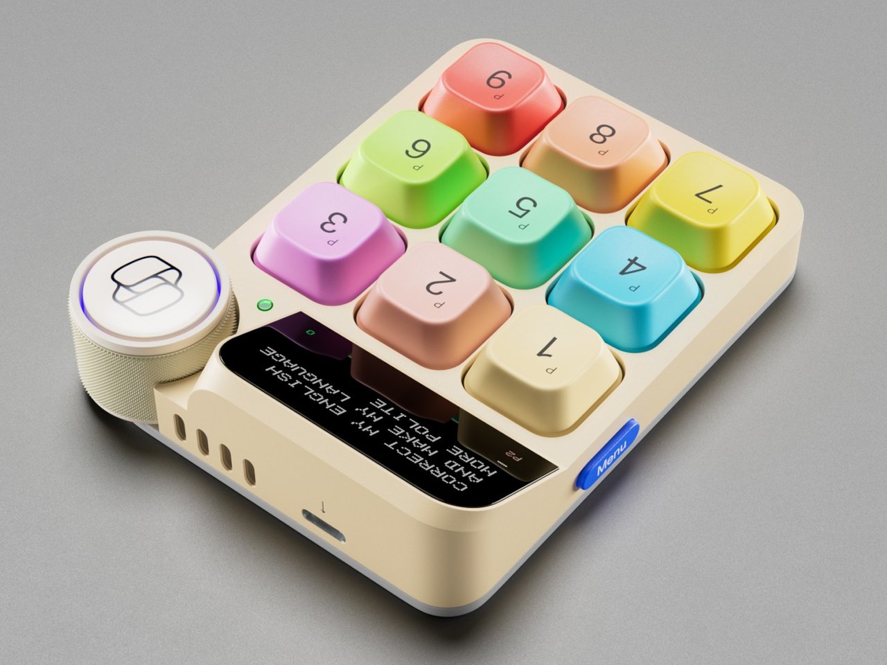 Retro Calculator，Programming button，Physical interaction，Minimal UX，Copilot Dock，